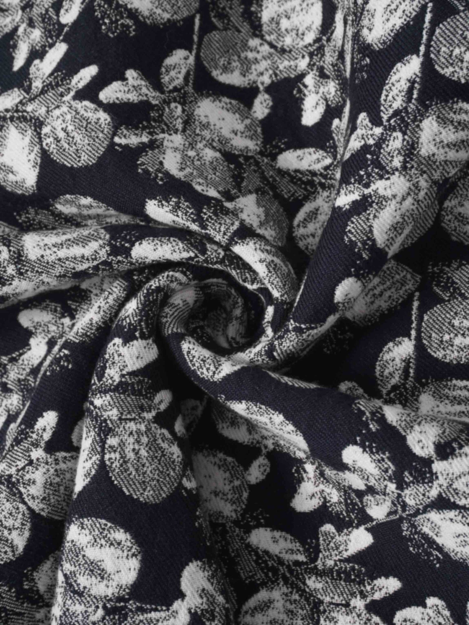 The Olivia Skirt-Black/White Floral