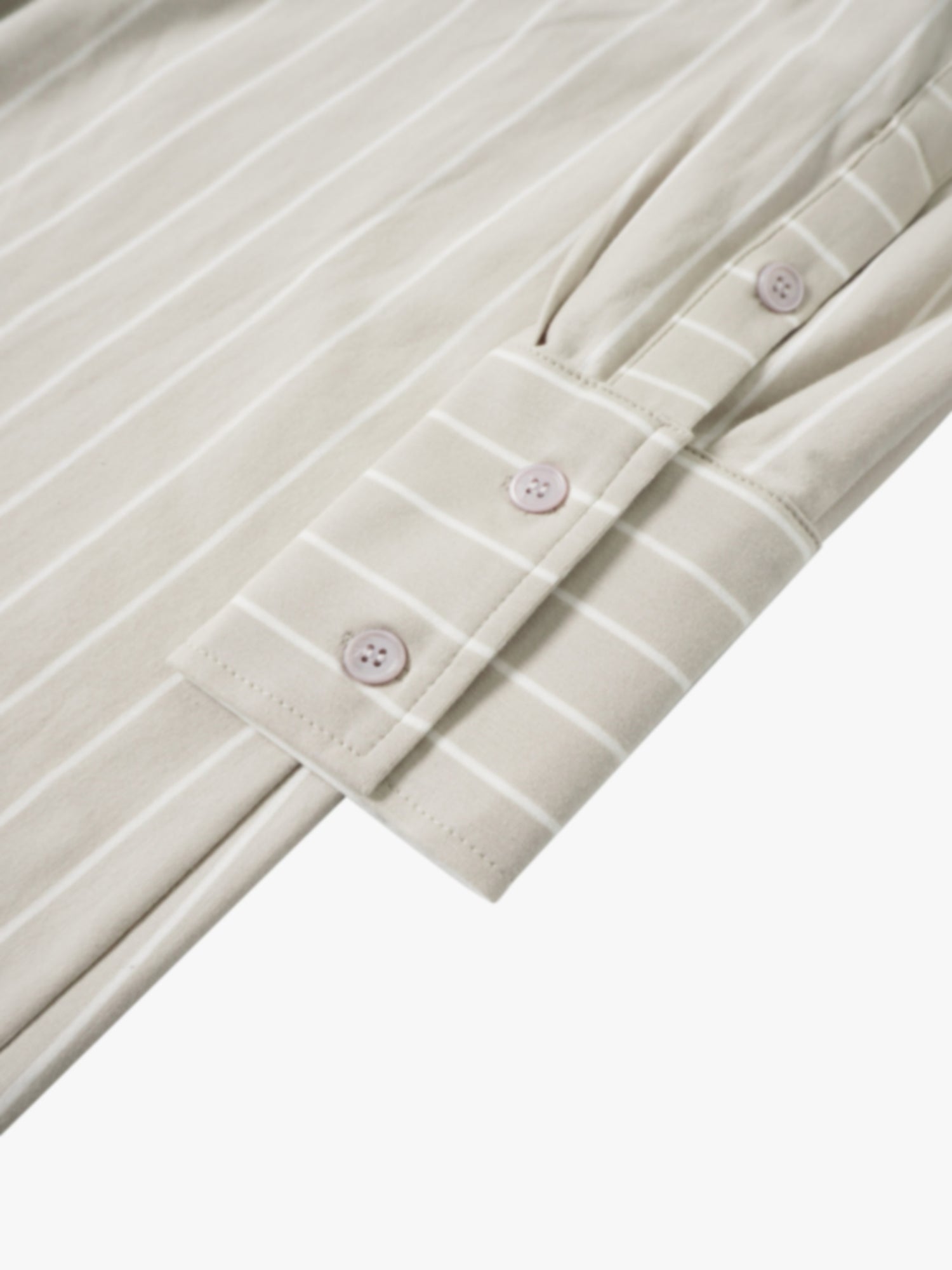 Side Shirred T-shirt Dress-Tan/White