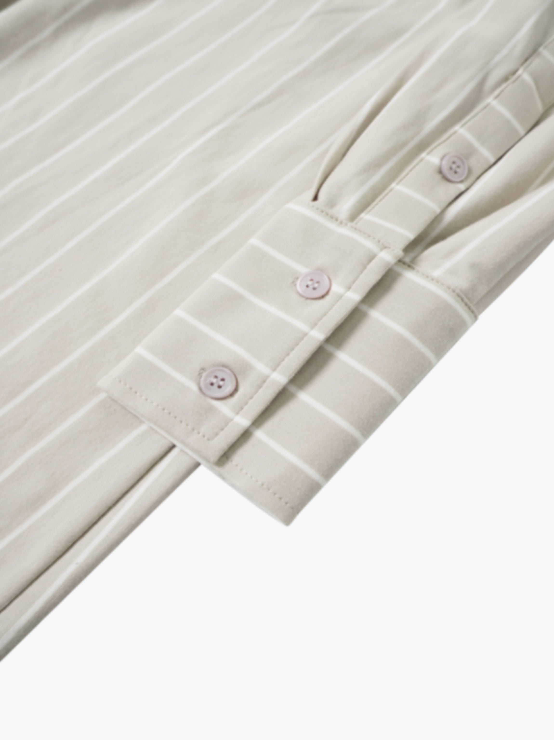 Side Shirred T-shirt Dress-Tan/White