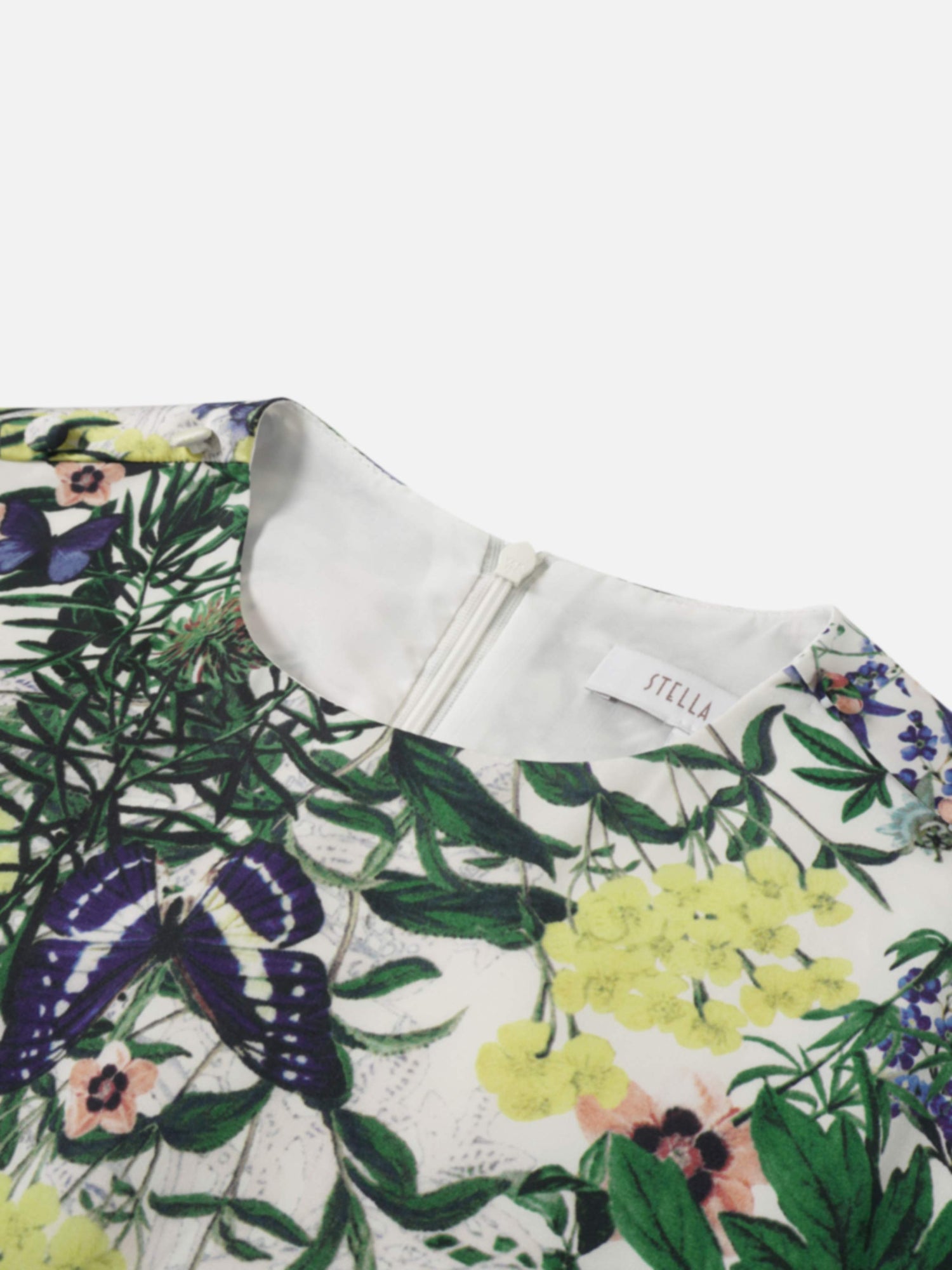 High Low Belted Dress-Garden