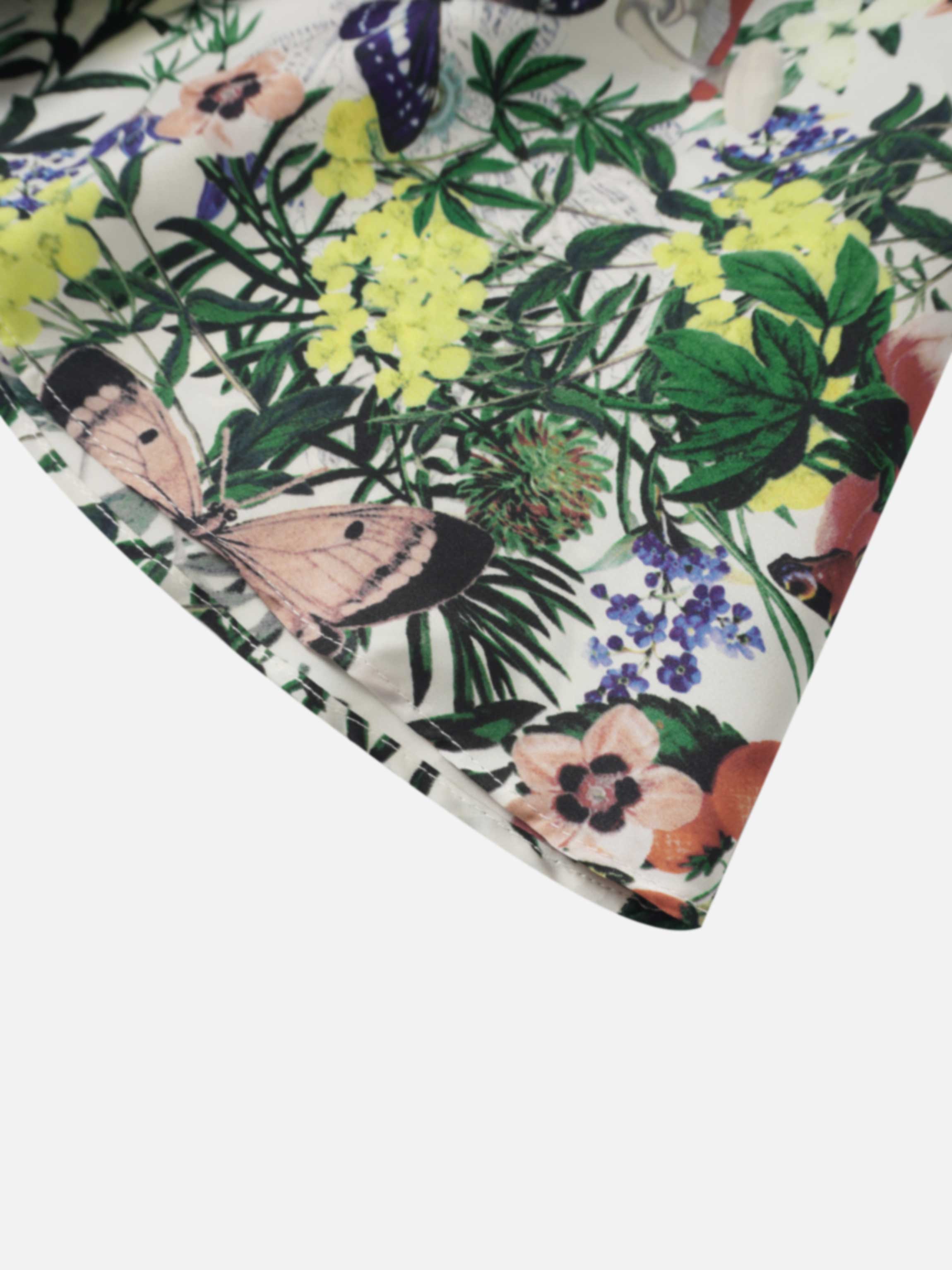 High Low Belted Dress-Garden