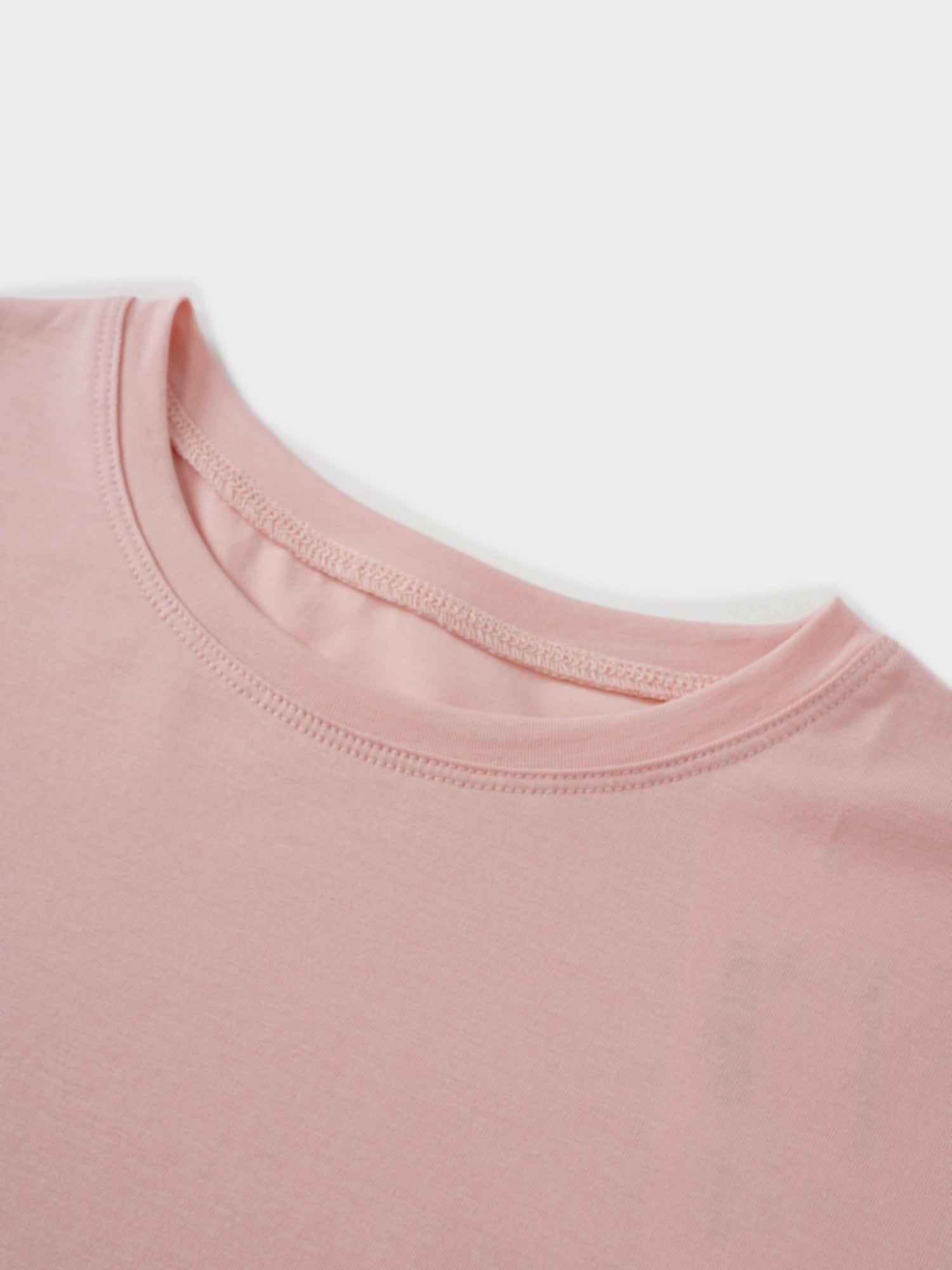 Side Tie T-Shirt-Pink