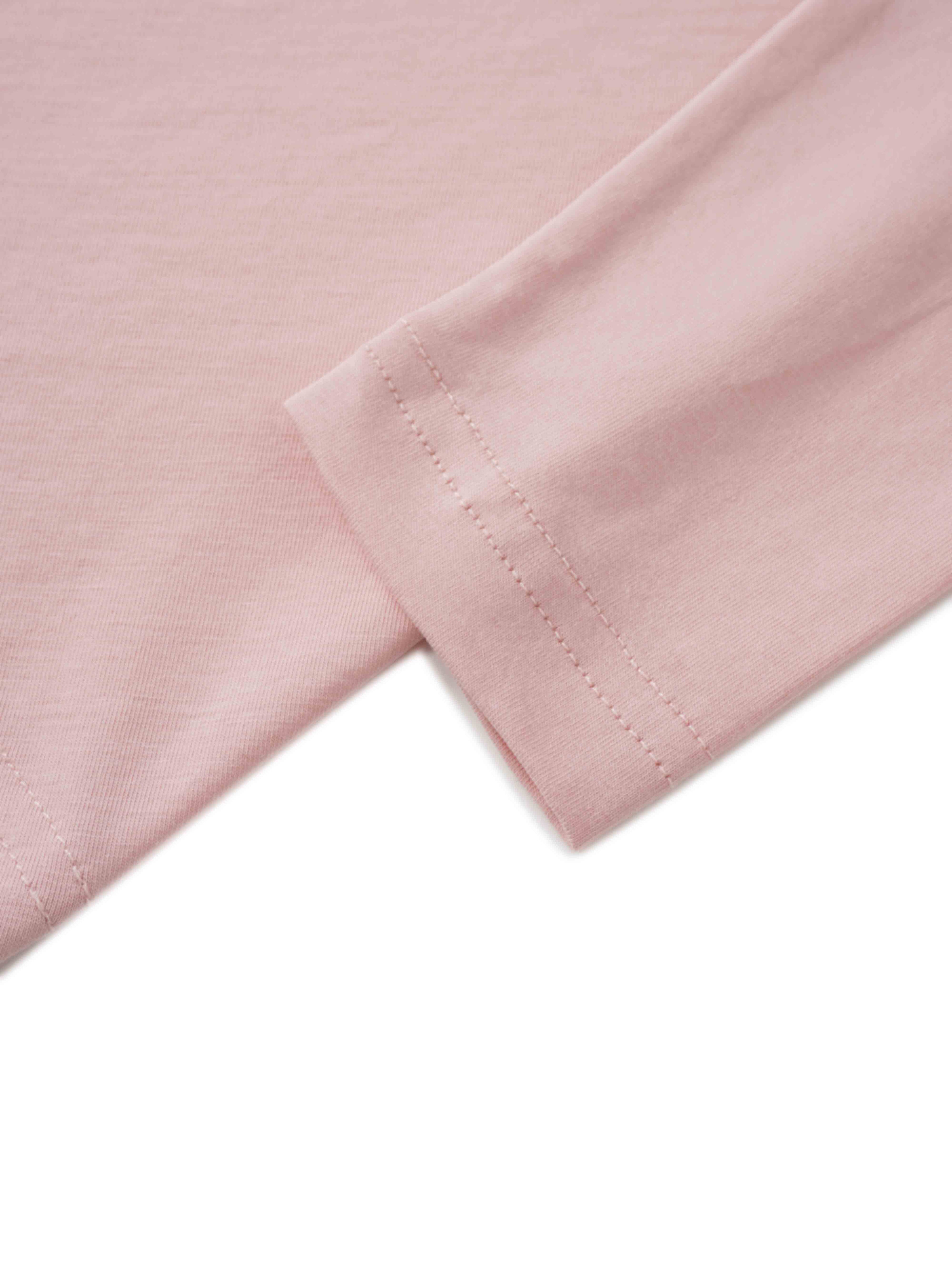 Side Tie T-Shirt-Pink