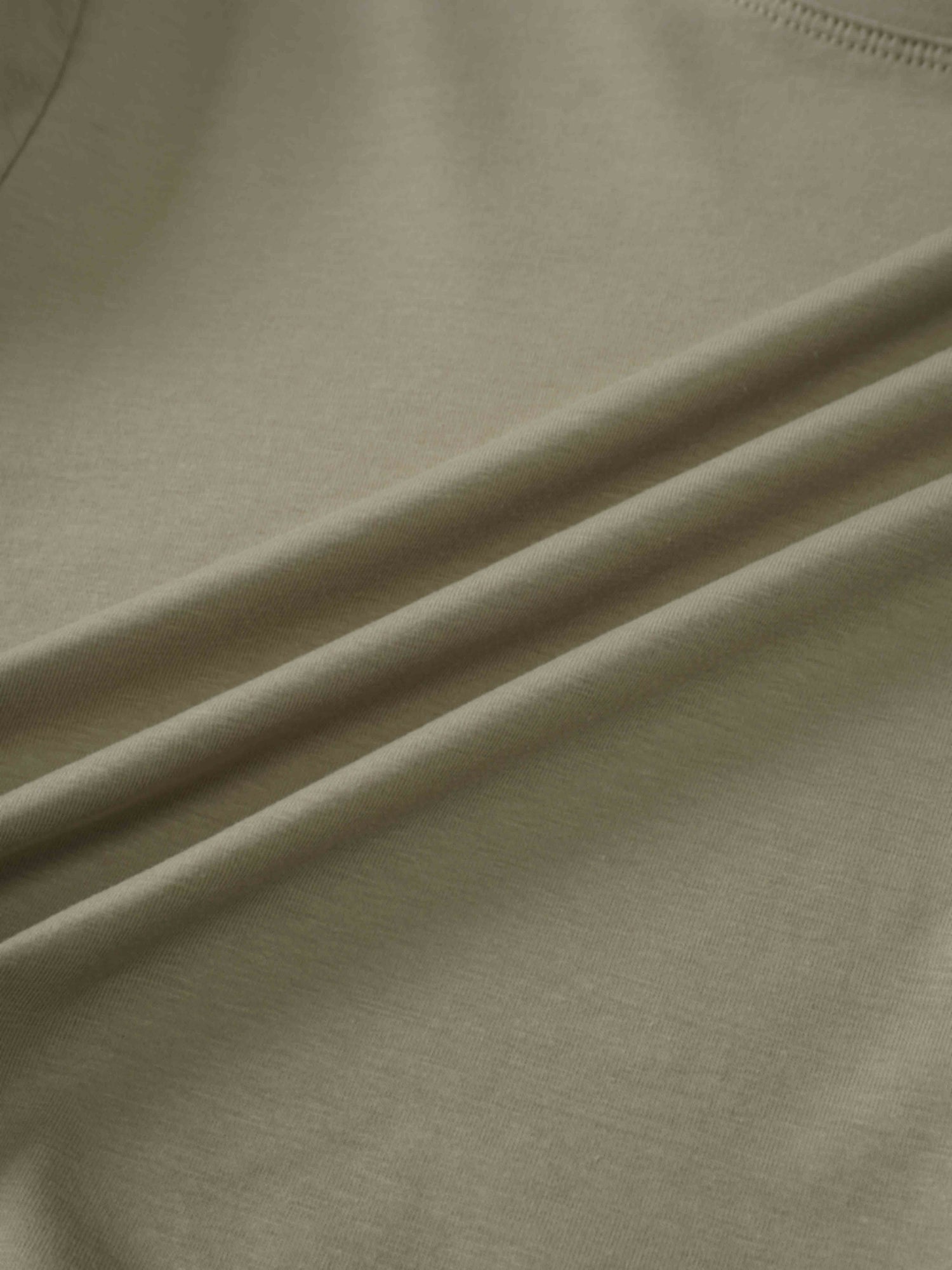 Side Tie T-Shirt-Olive Green