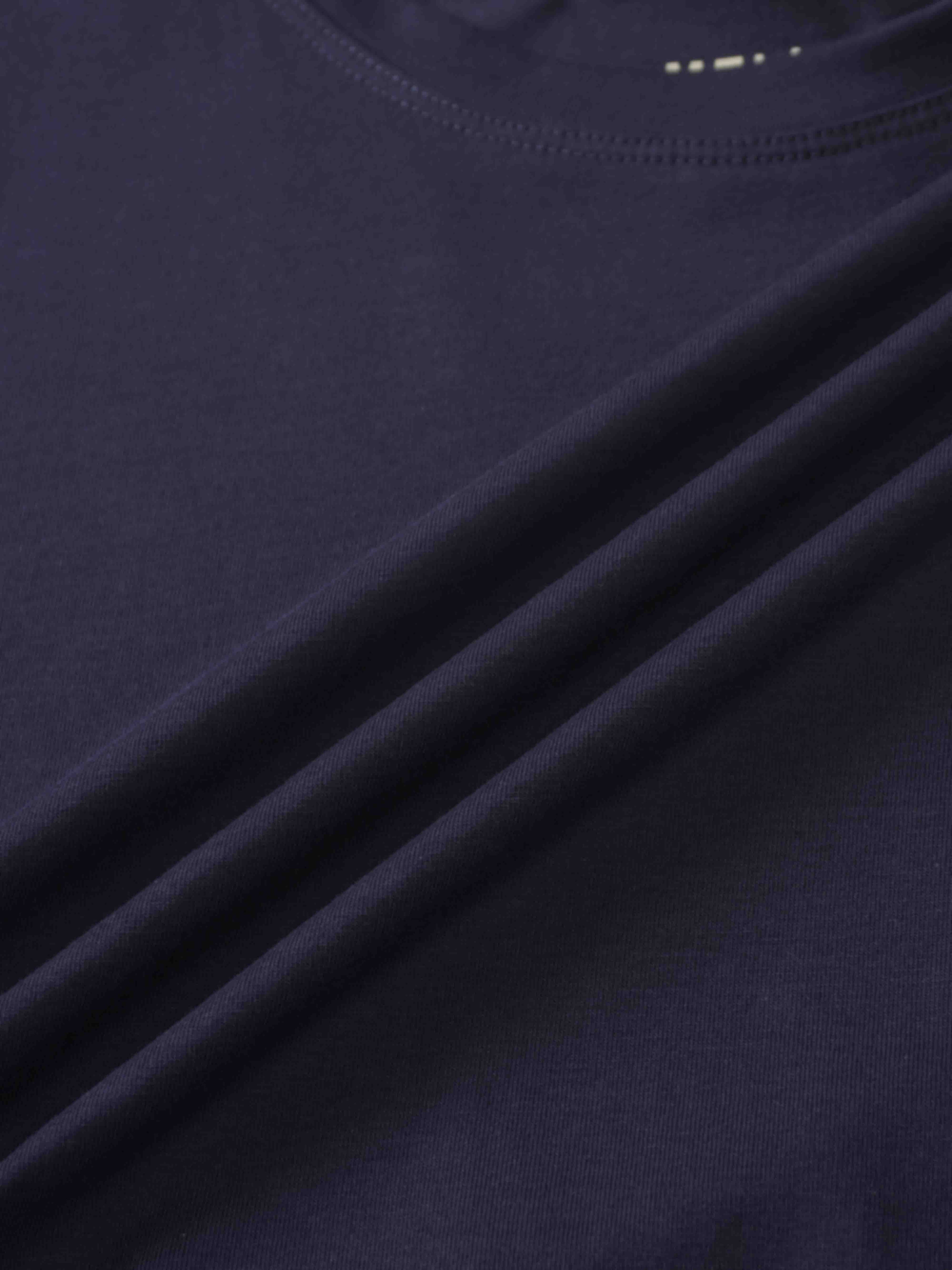 Side Tie T-Shirt-Navy