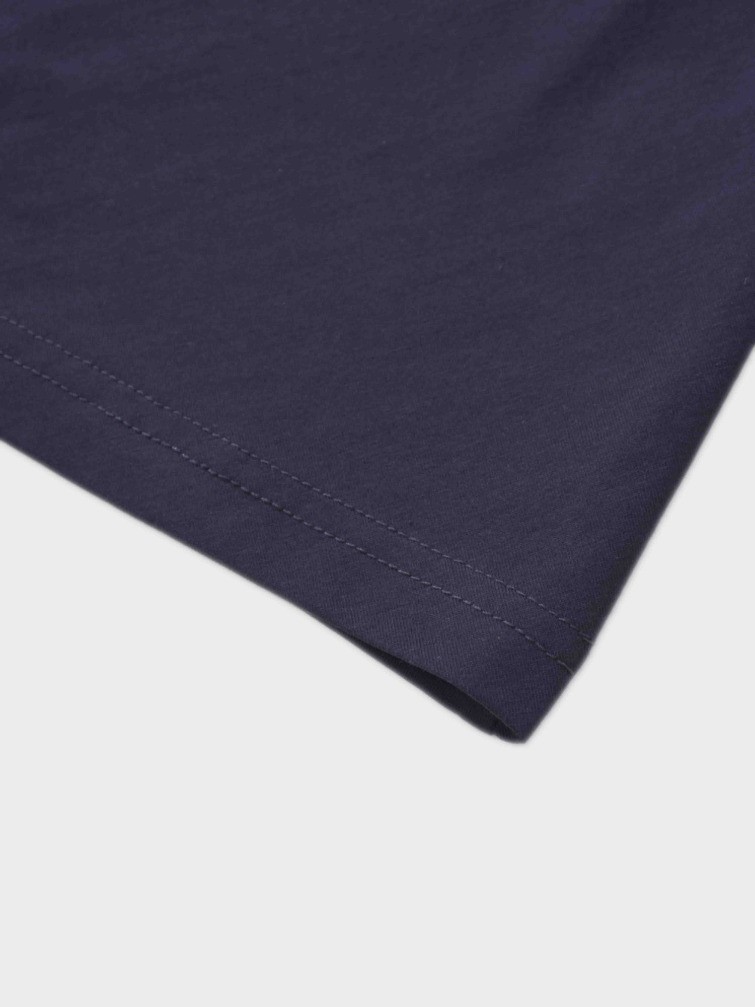 Side Tie T-Shirt-Navy