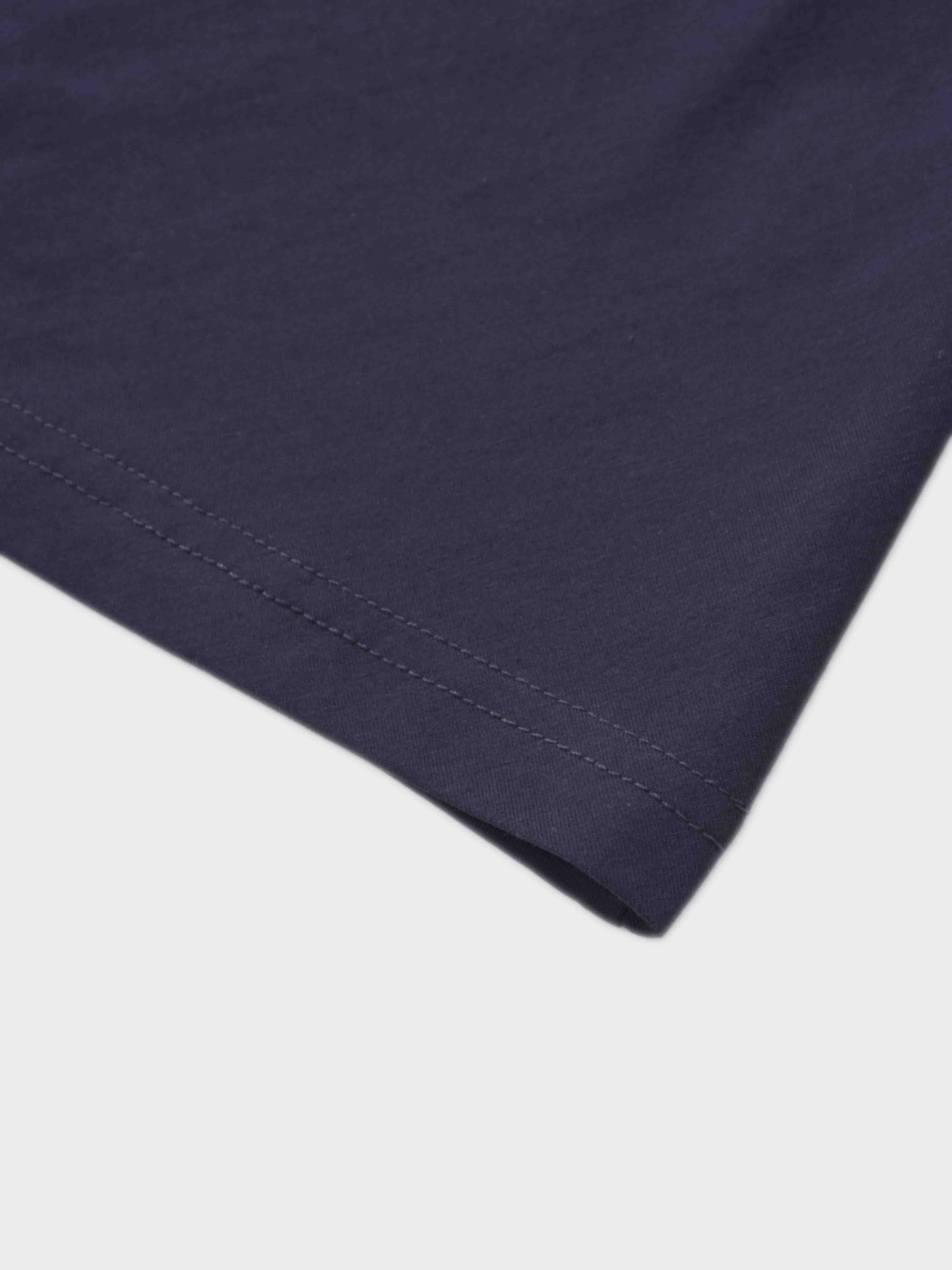 Side Tie T-Shirt-Navy