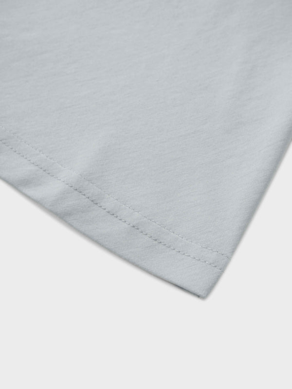 Side Tie T-Shirt-Blue