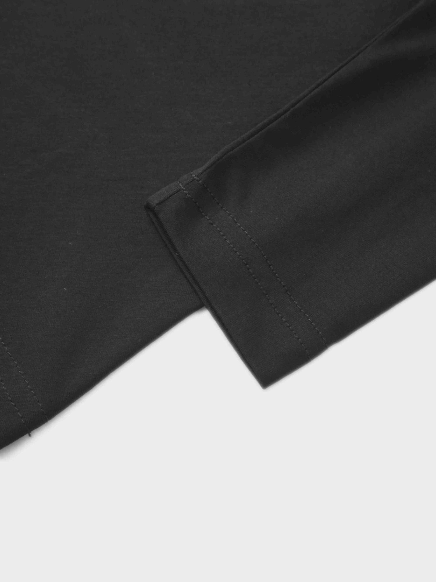 Side Tie T-Shirt-Black