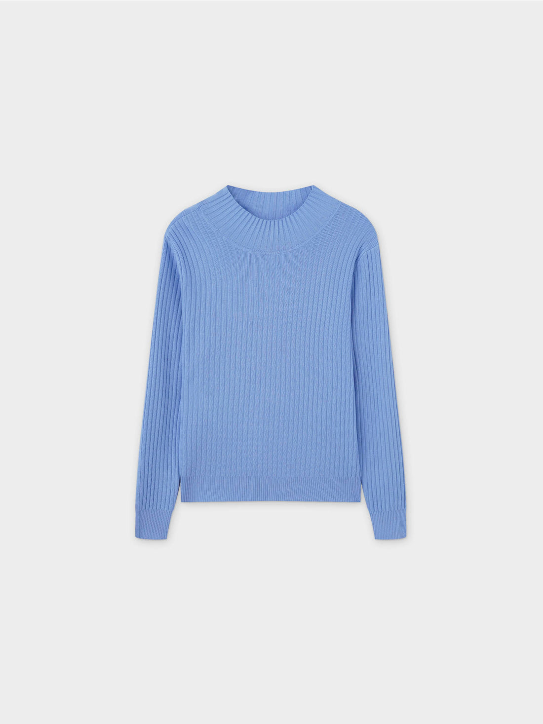 Side Snap Sweater-Periwinkle