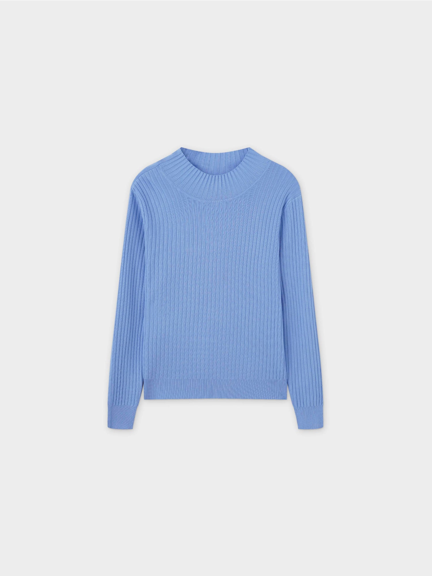 Side Snap Sweater-Periwinkle