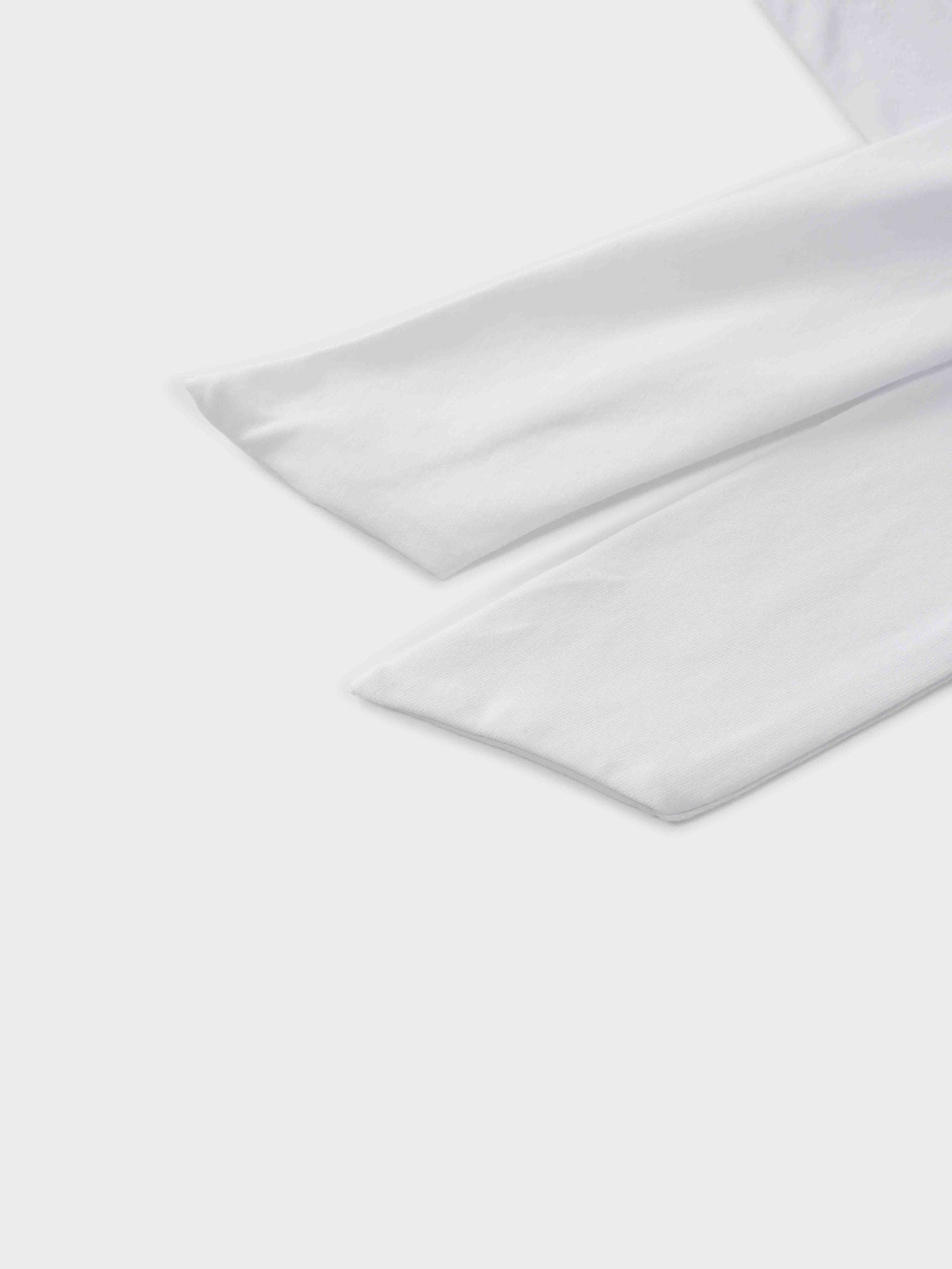 Side Tie T-Shirt-White