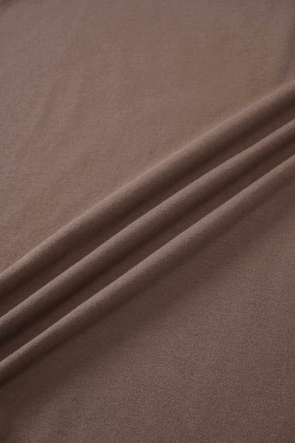 Wide Sleeve Tee-Latte