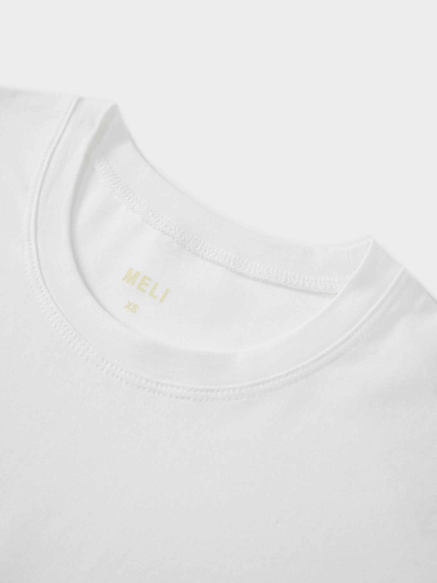 Wide Sleeve Tee-White