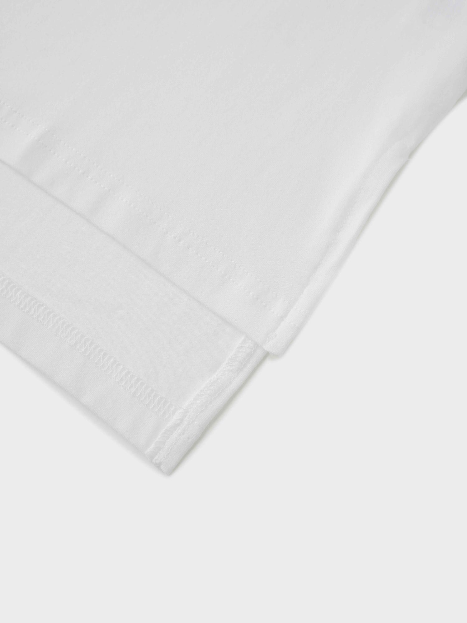 Wide Sleeve Tee-White