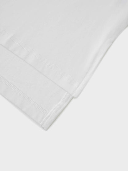 Wide Sleeve Tee-White