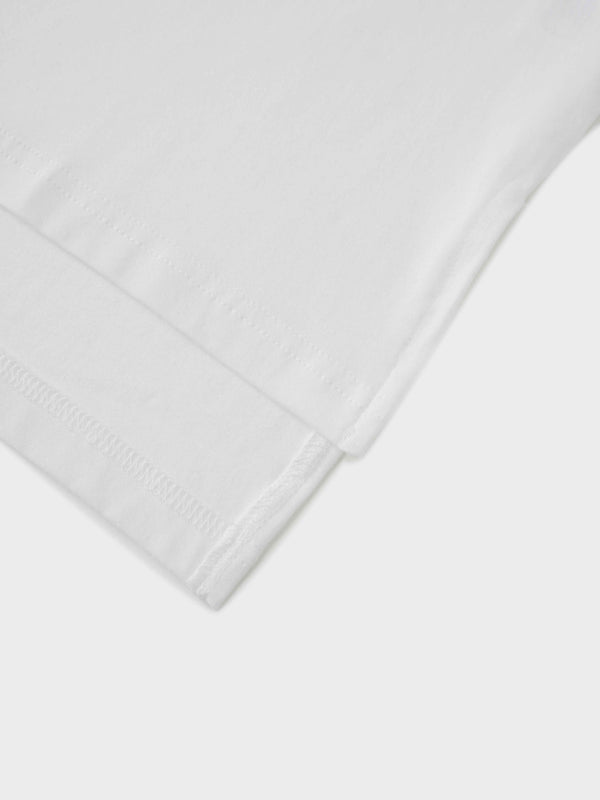 Wide Sleeve Tee-White