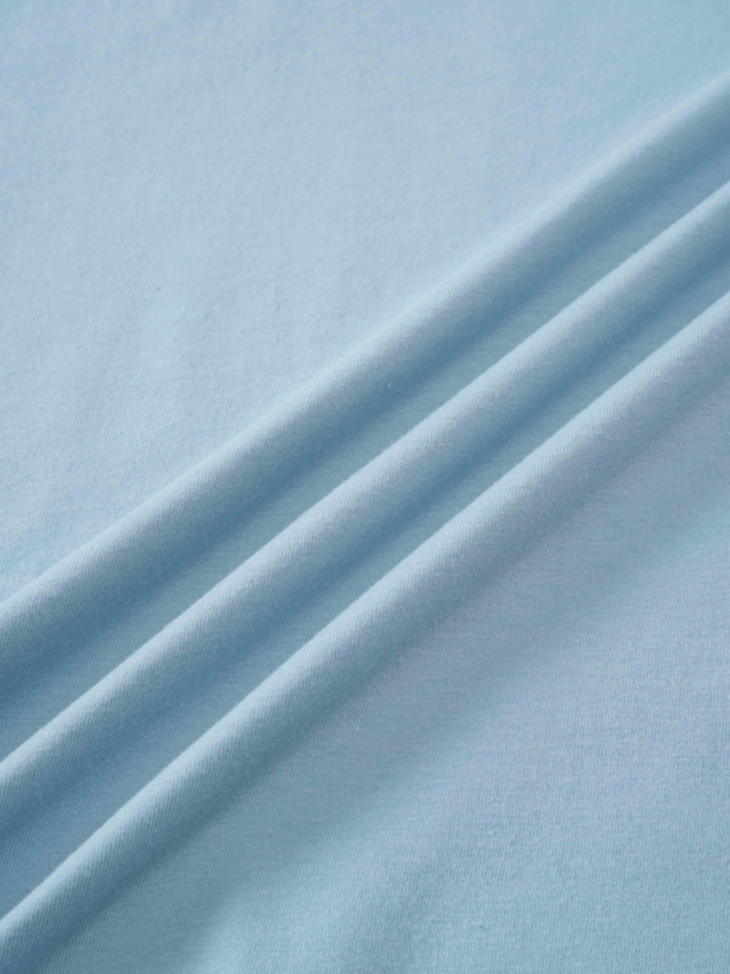 Wide Sleeve Tee-Light Blue