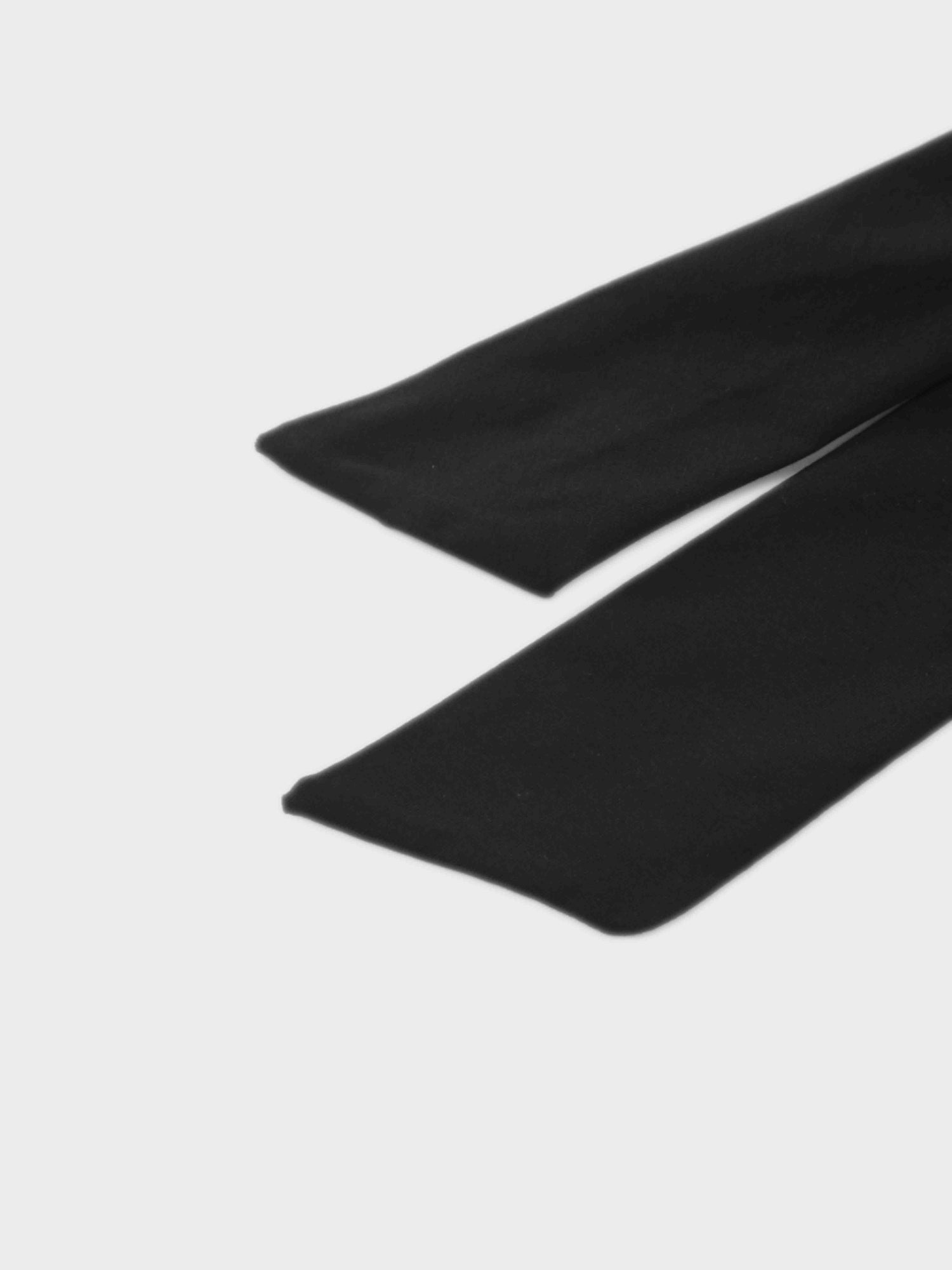 Side Tie T-Shirt-Black