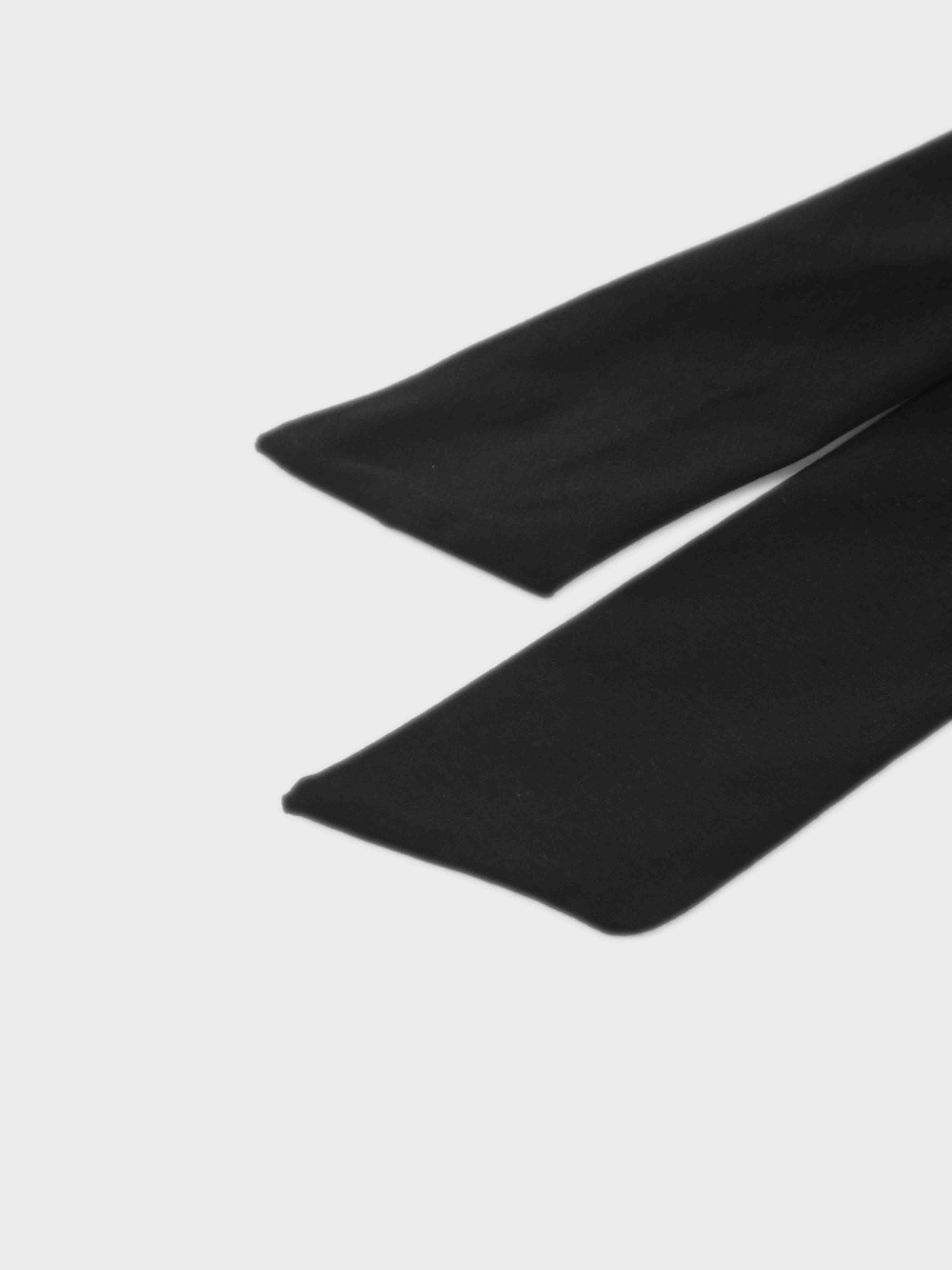 Side Tie T-Shirt-Black