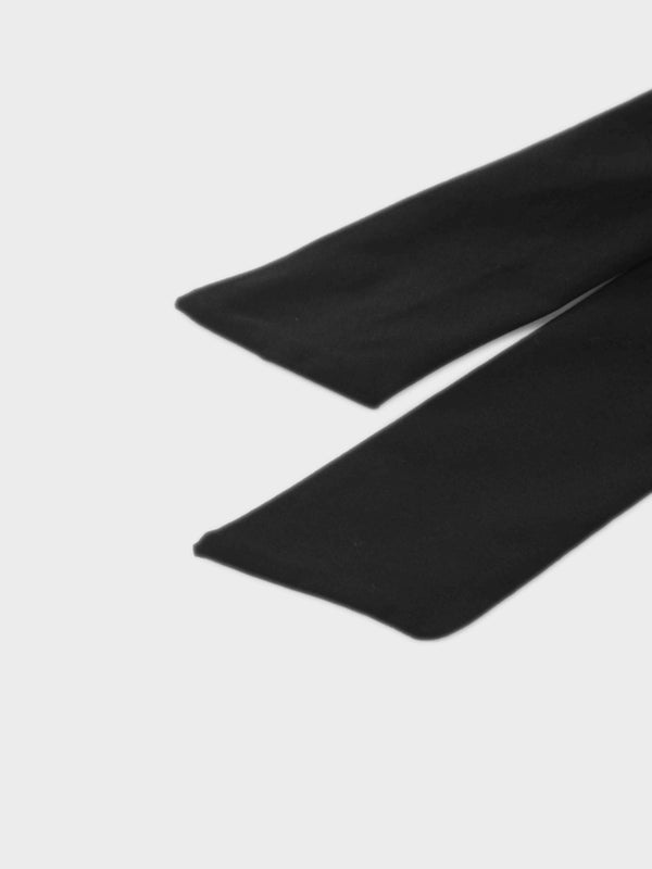 Side Tie T-Shirt-Black