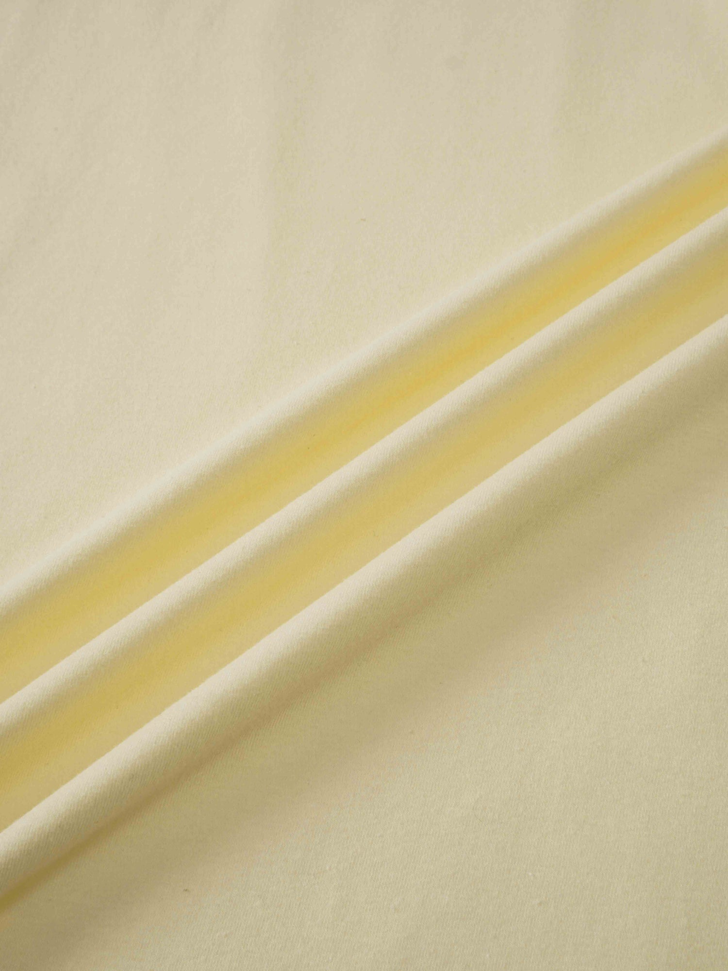 Wide Sleeve Tee-Pale Yellow
