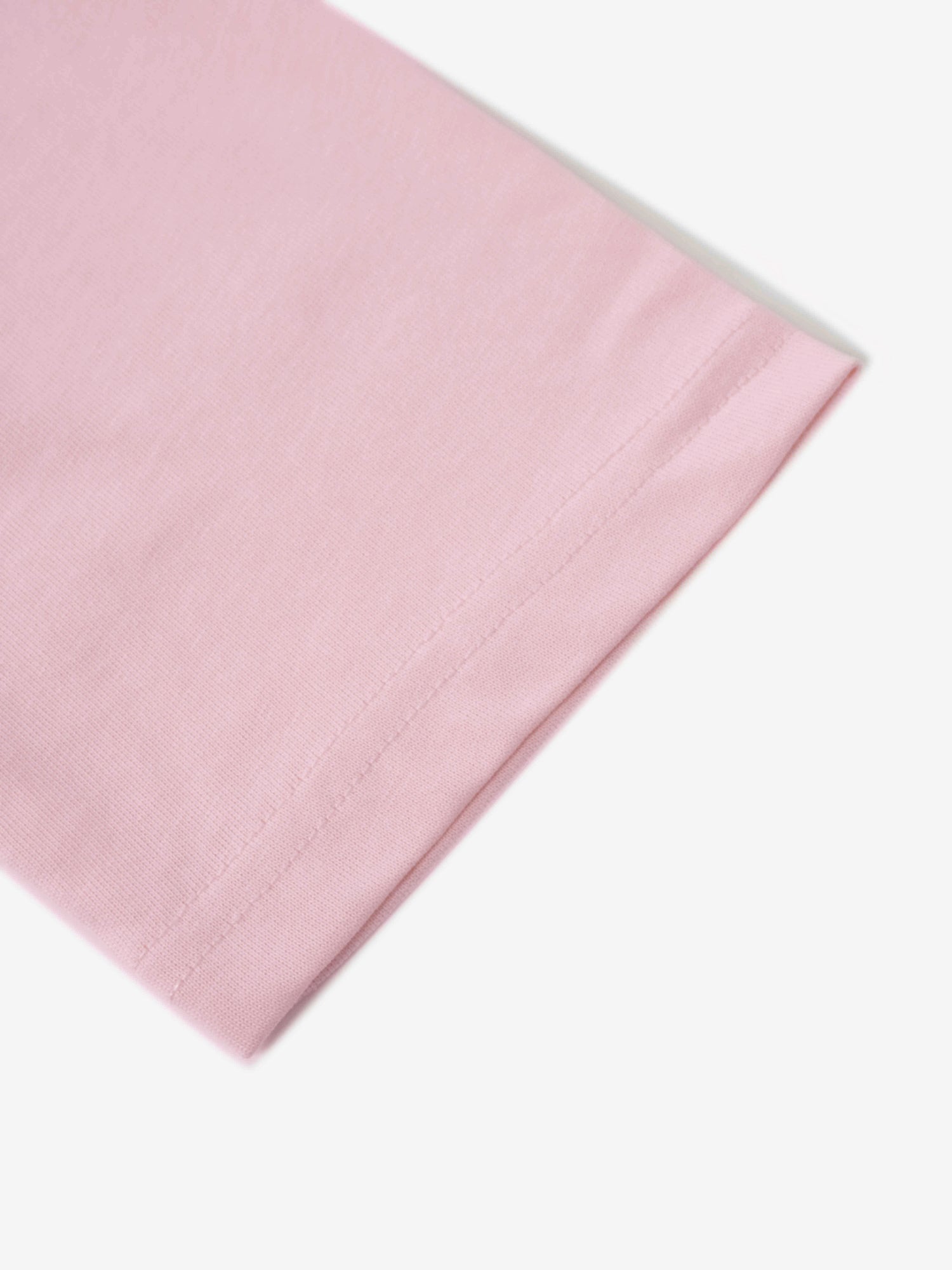 Pleat Seam T-shirt-Pink