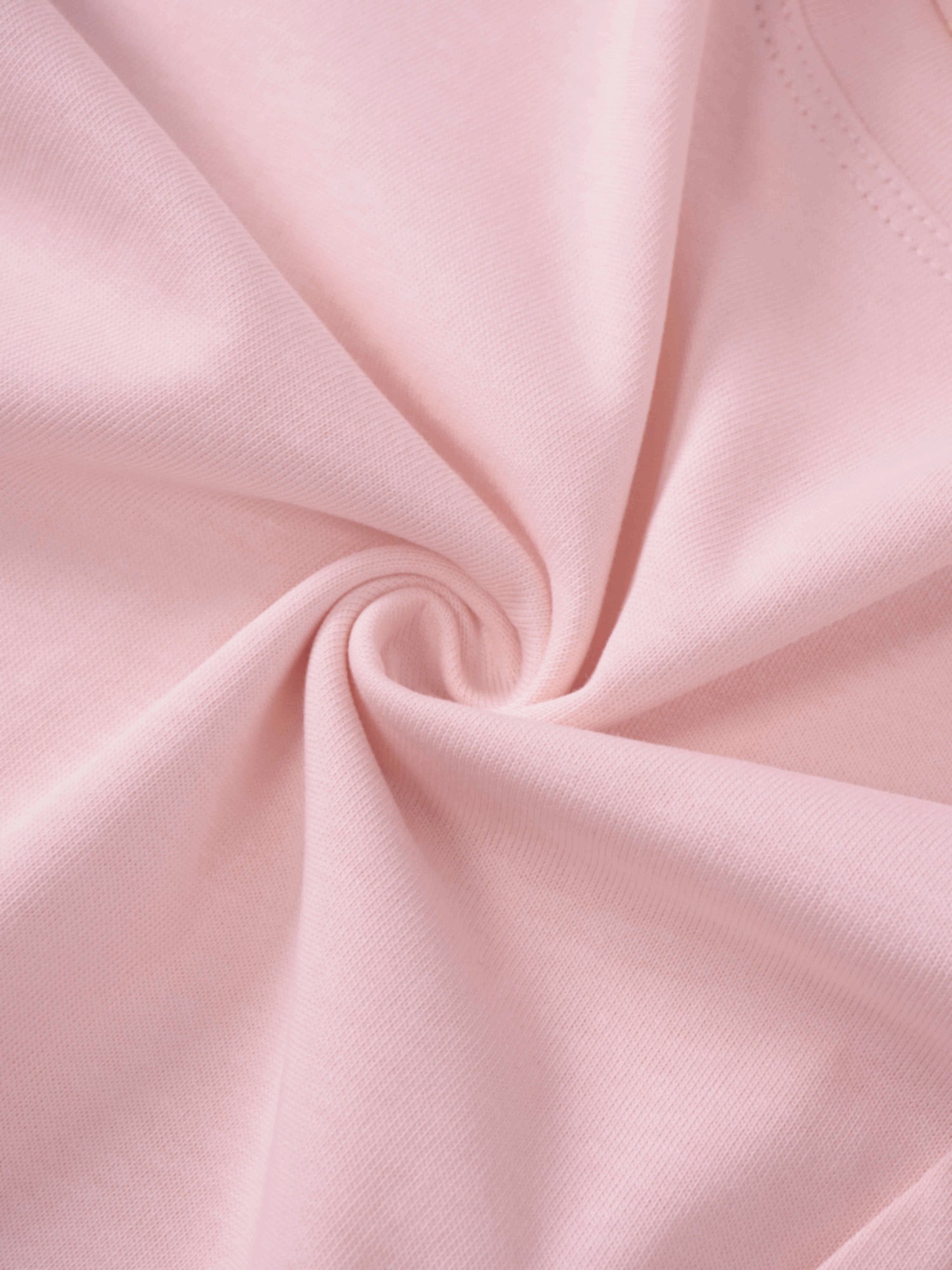 Pleat Seam T-shirt-Pink