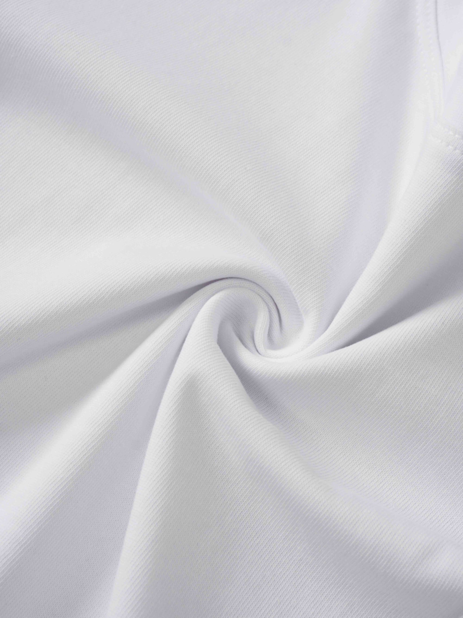 Pleat Seam T-shirt-White