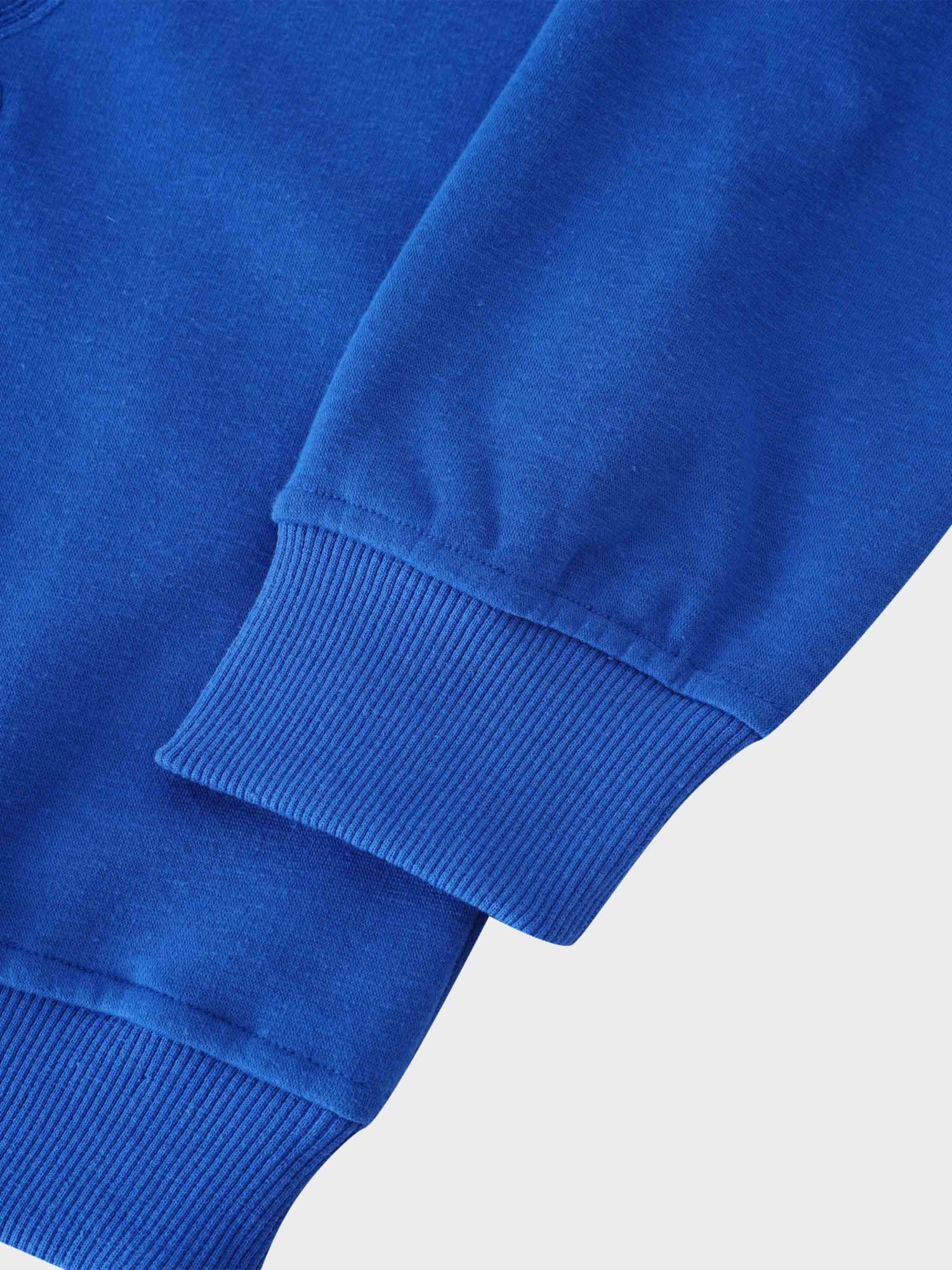 Embroidered Sweatshirt-Cobalt Blue