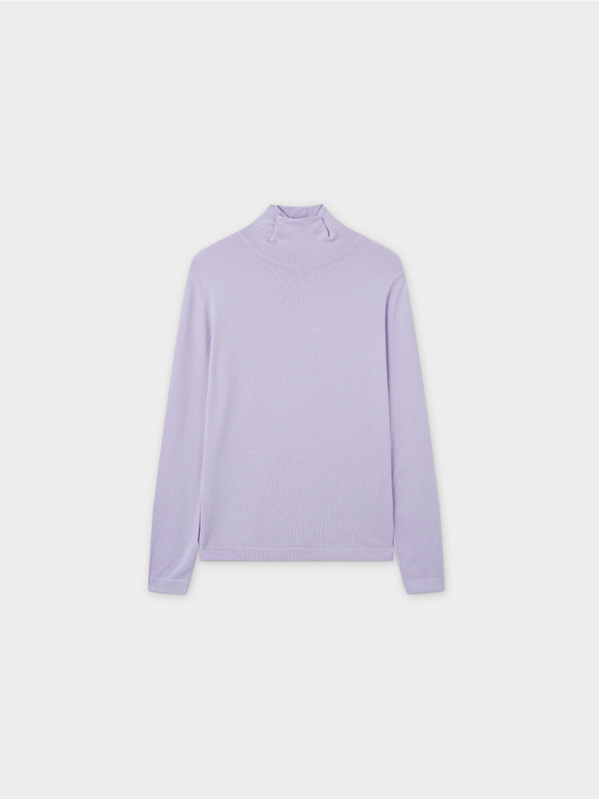 Knit Turtleneck-Lavender