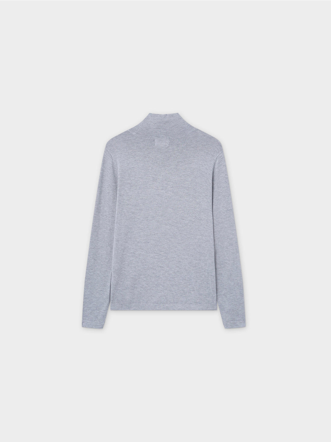 Knit Turtleneck-Light Grey