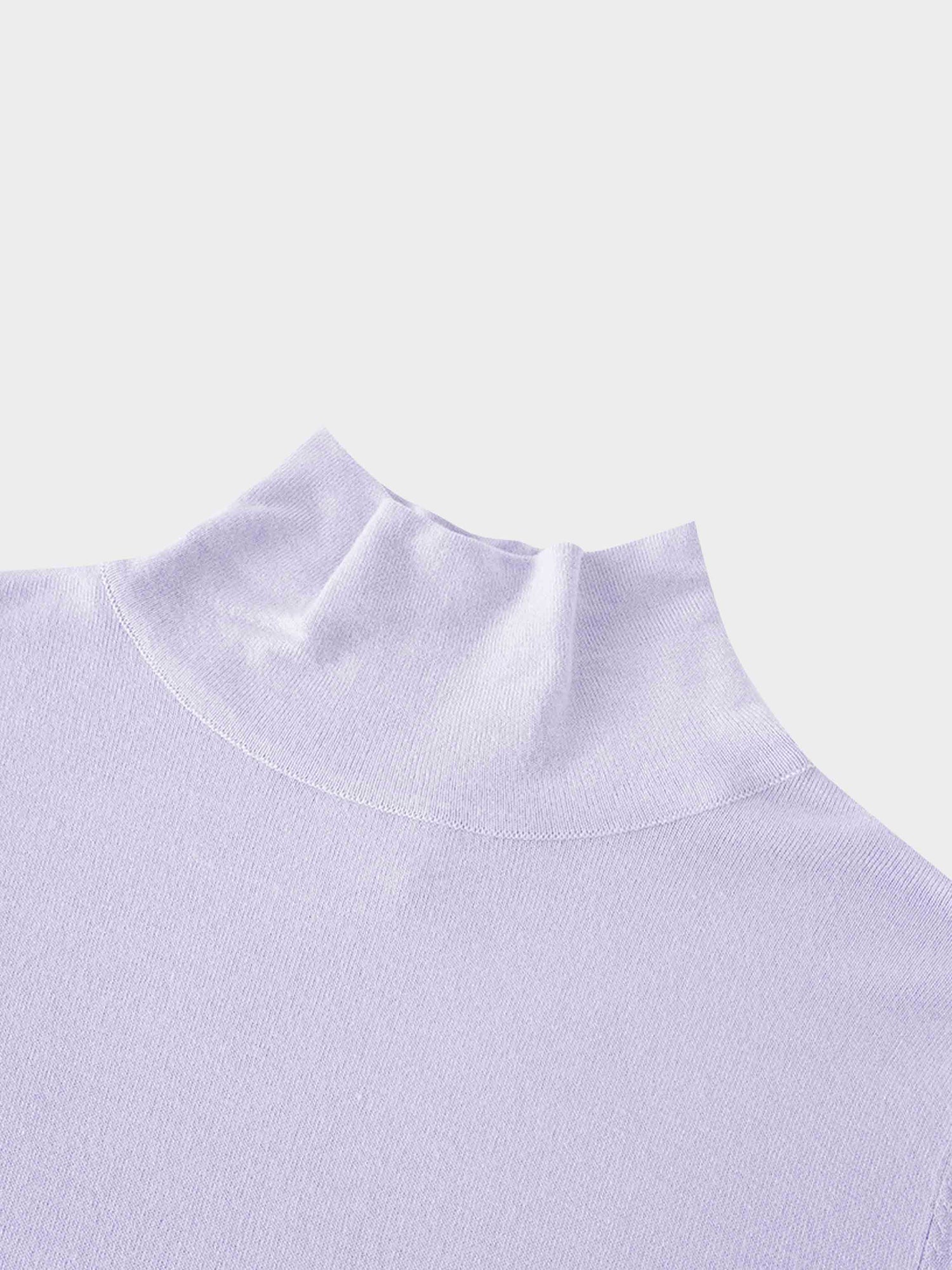 Knit Turtleneck-Lavender