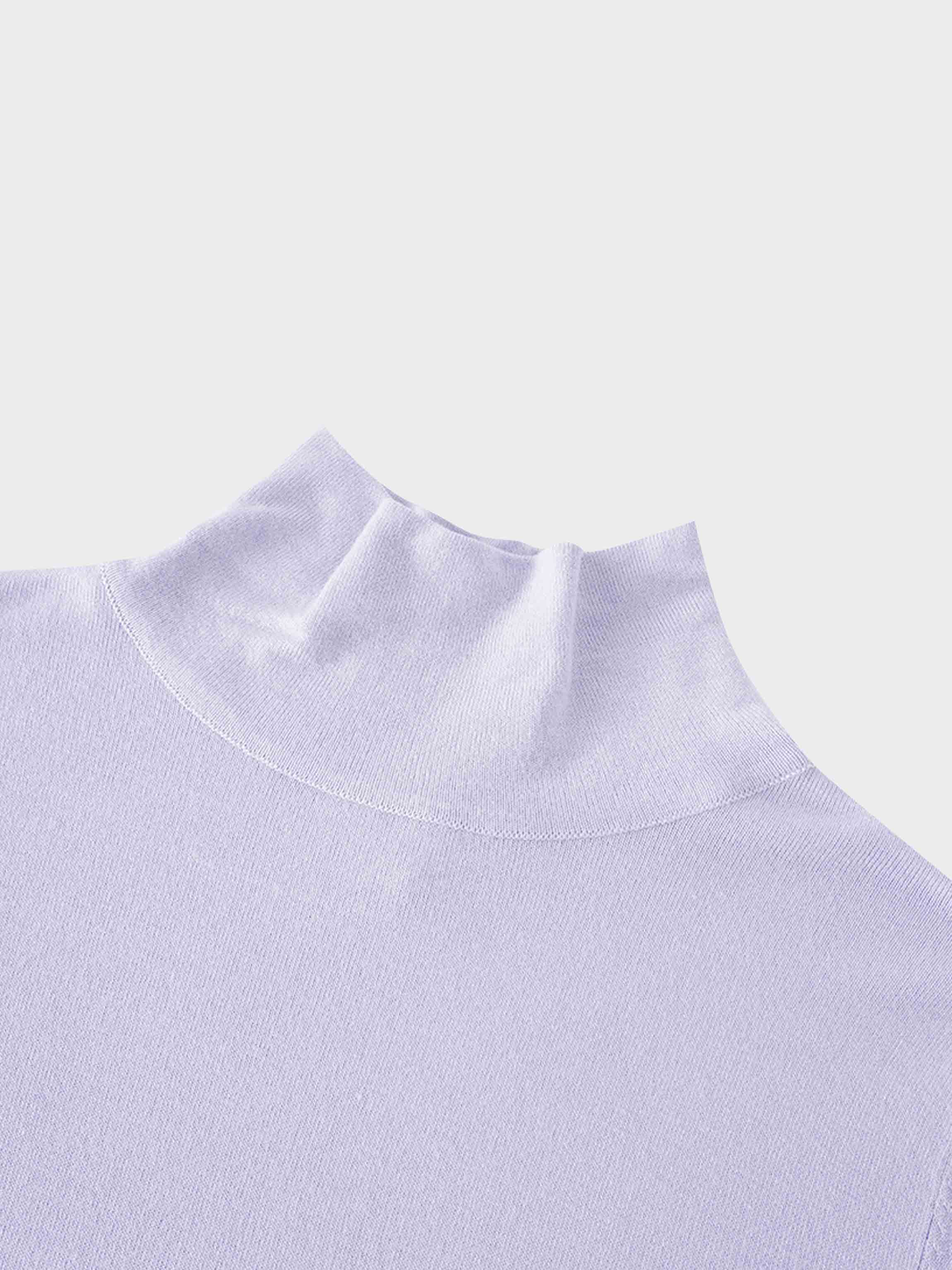 Knit Turtleneck-Lavender