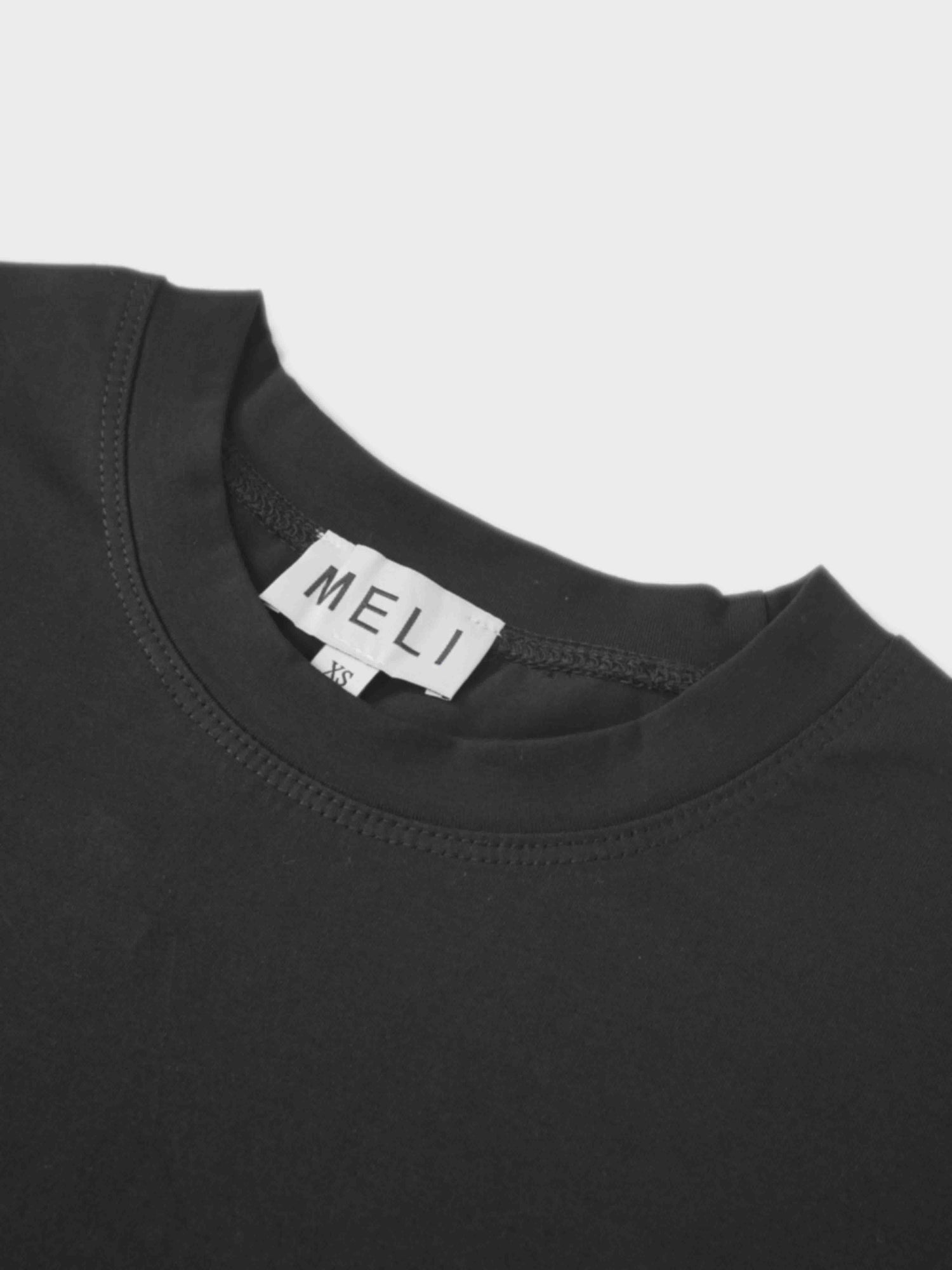 Maxi T-Shirt Dress-Black/White Palm