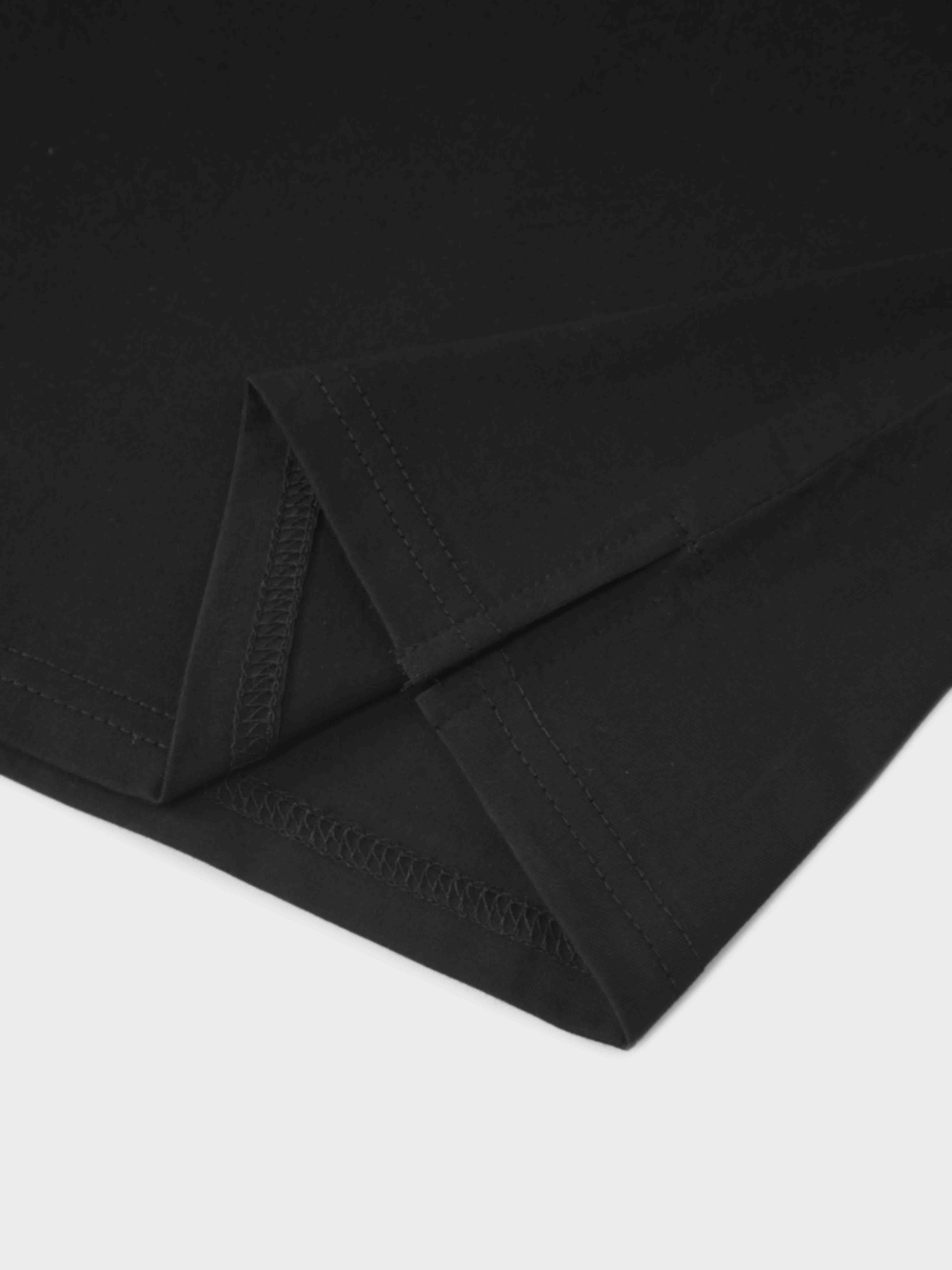 Maxi T-Shirt Dress-Black/White Palm