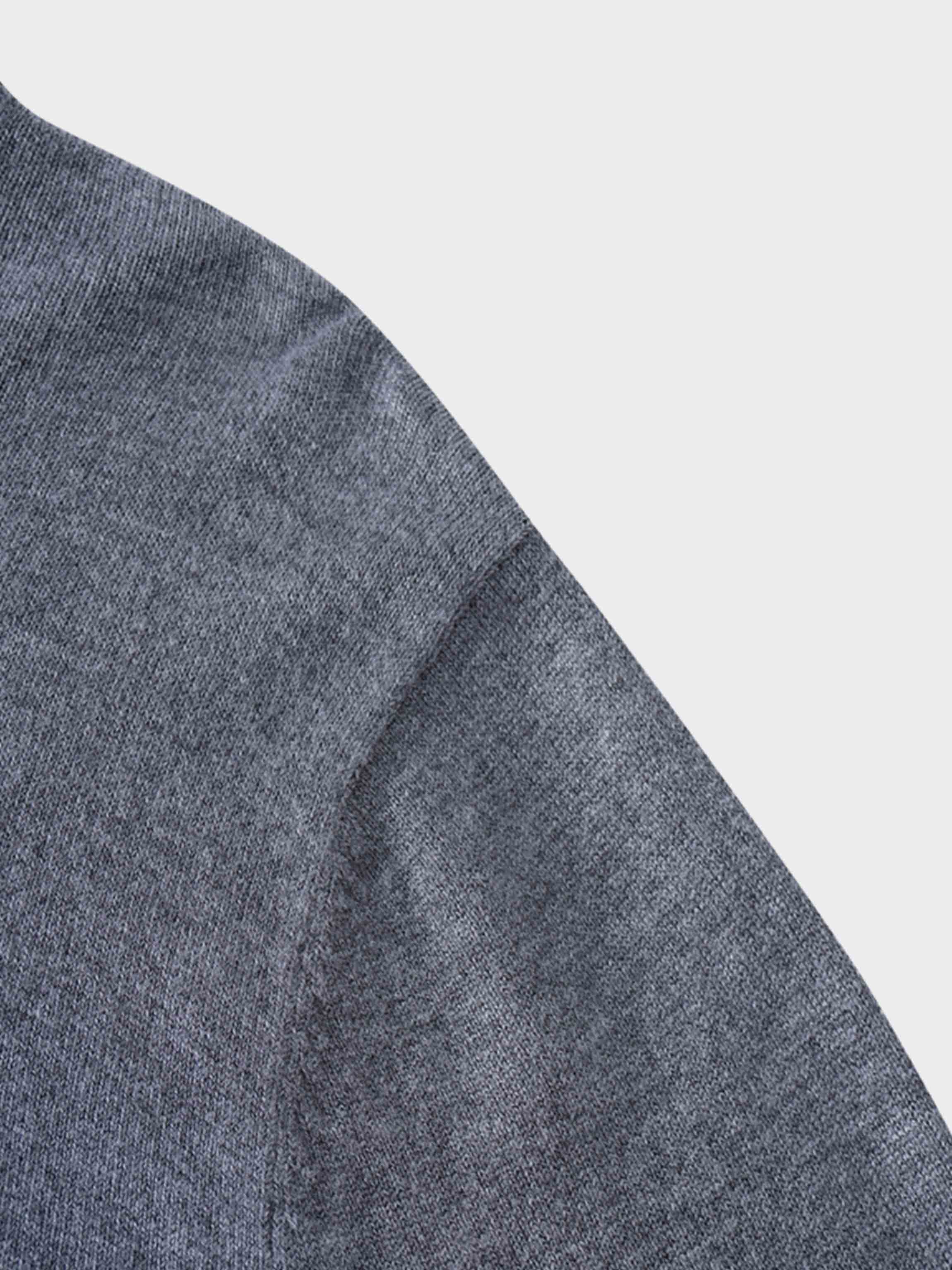 Knit Turtleneck-Grey