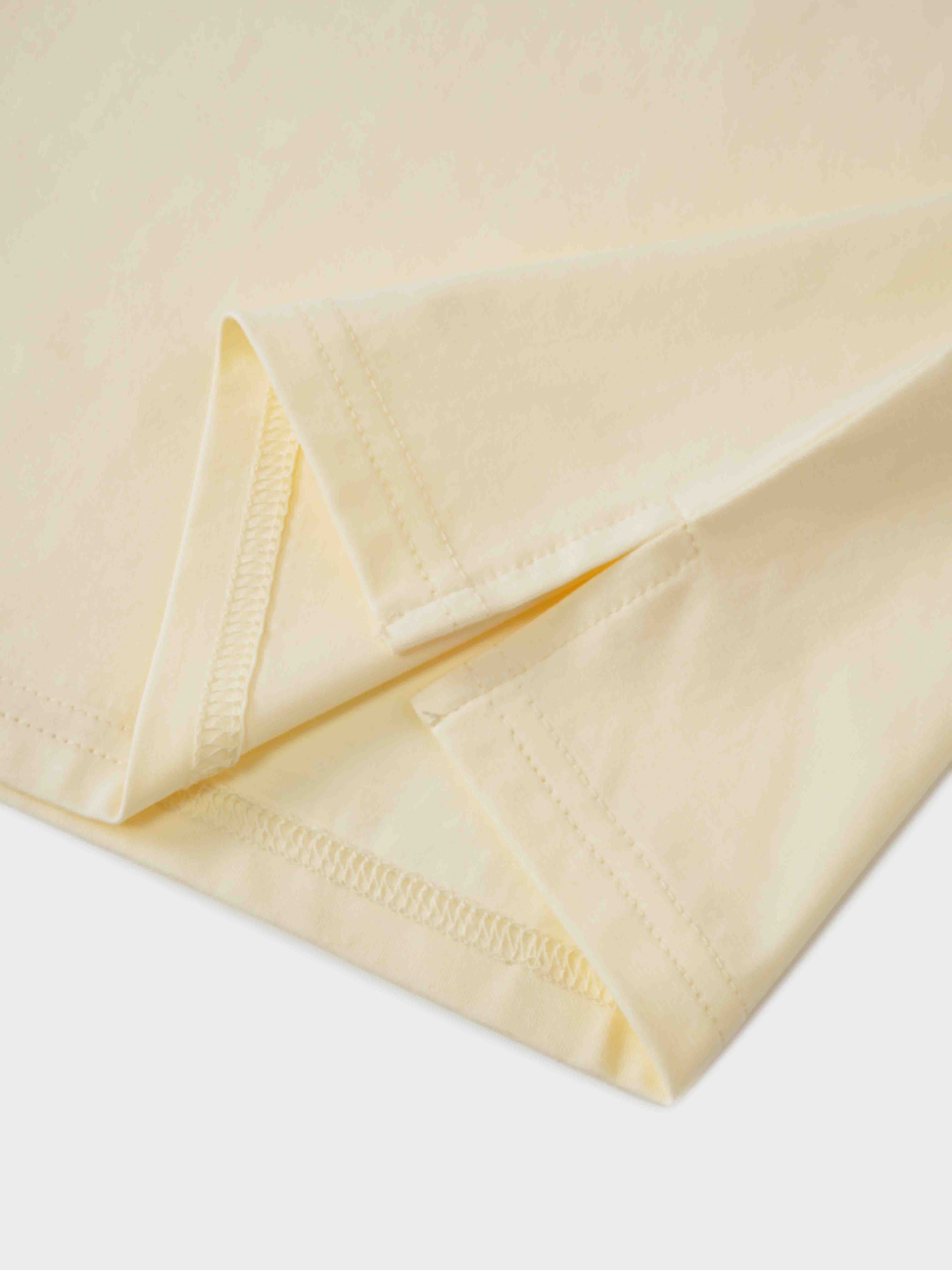 Maxi T-Shirt Dress-Yellow/Blue Palm