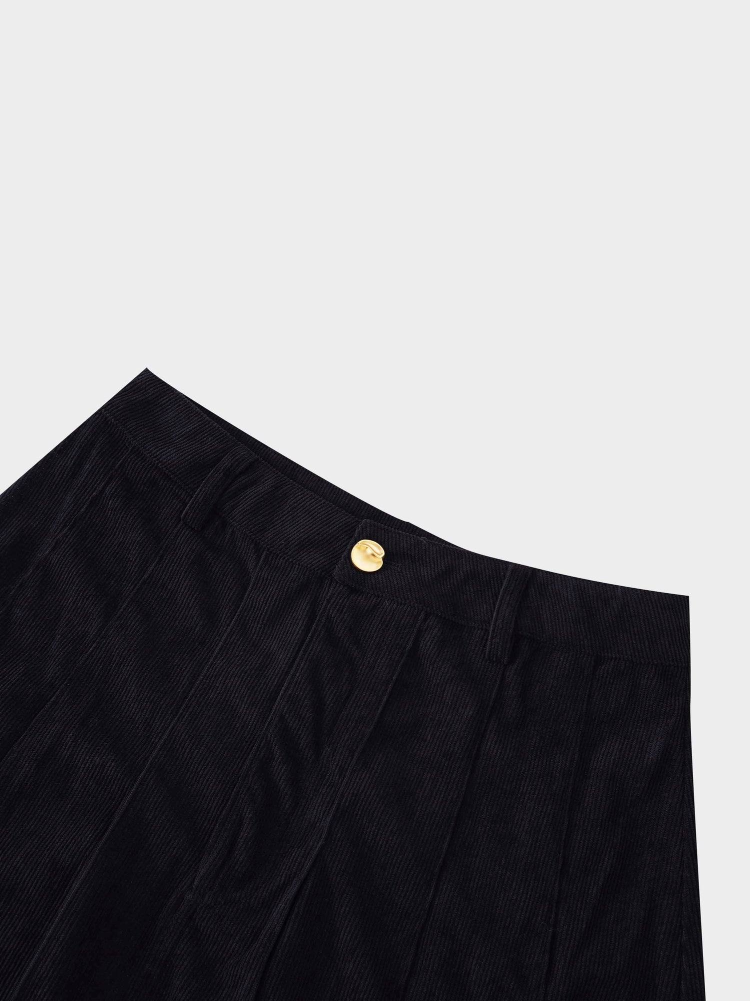 Corduroy Skirt-Black