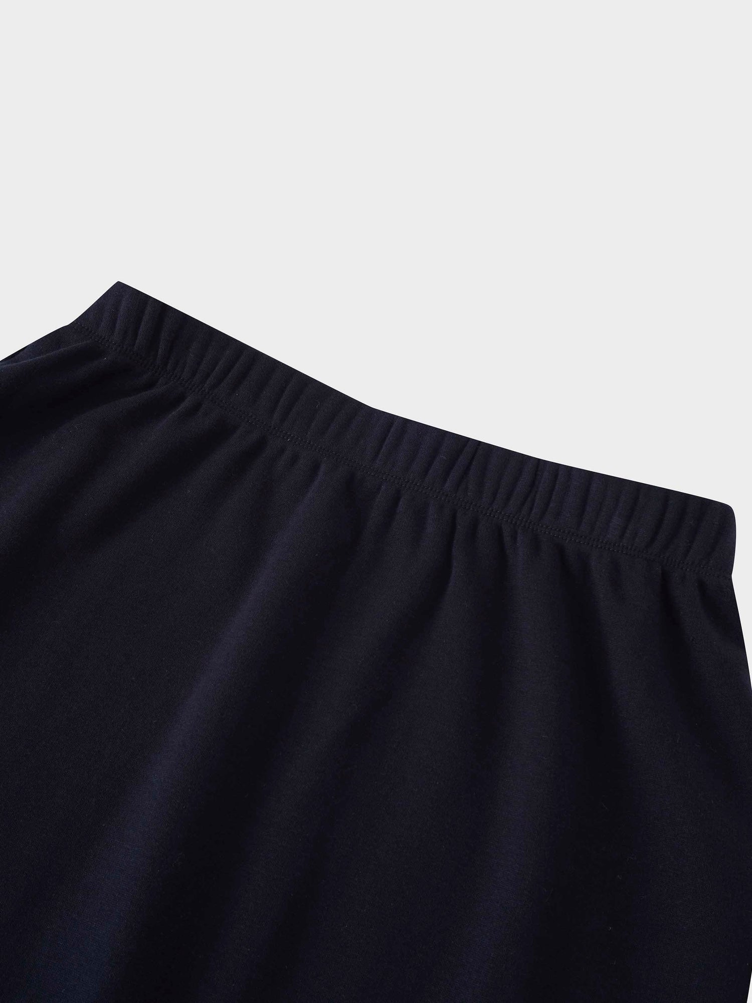 Straight Maxi Sweatshirt Skirt-Black