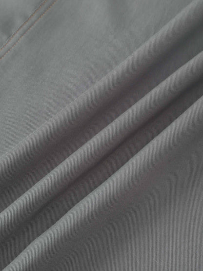 Lightweight A-Line Skirt-Grey