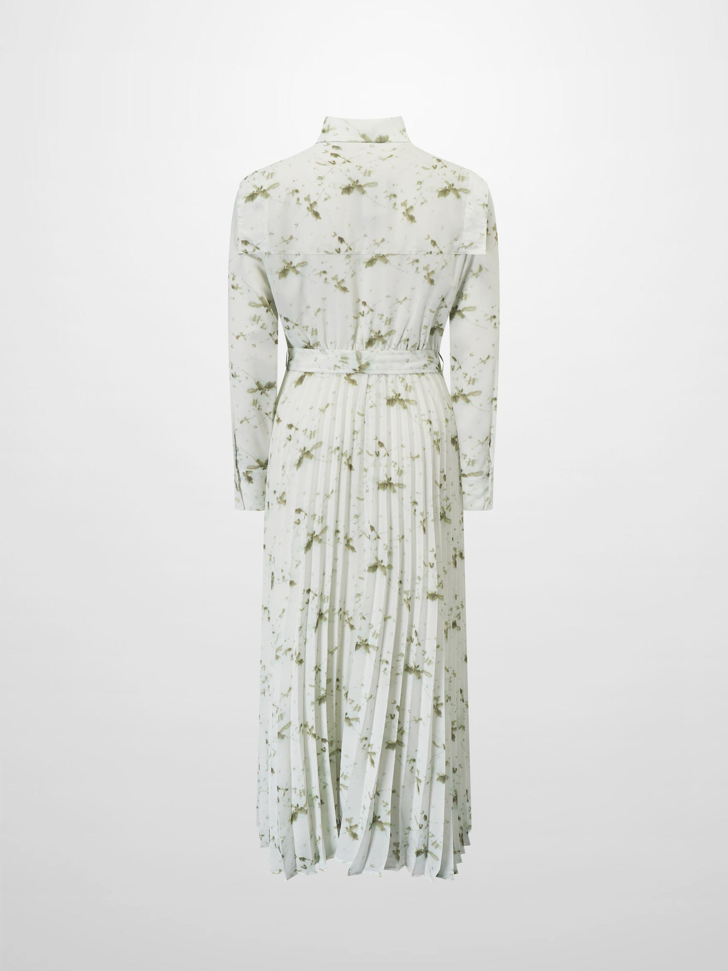 The Emily Dress-Green Flower