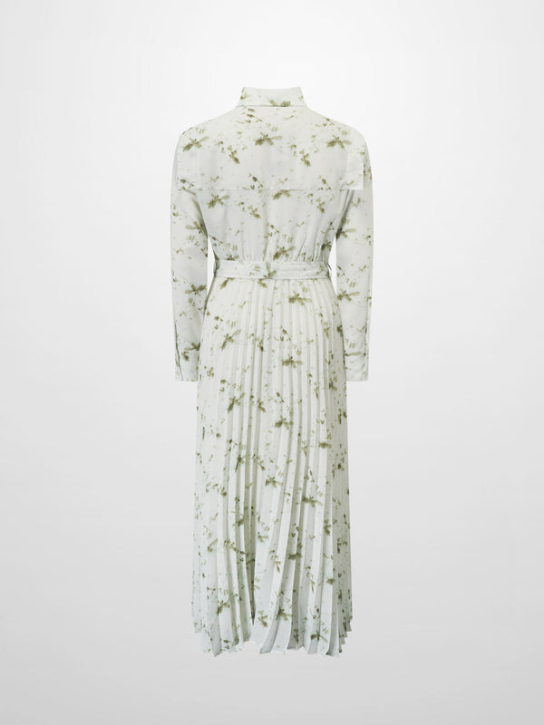 The Emily Dress-Green Flower
