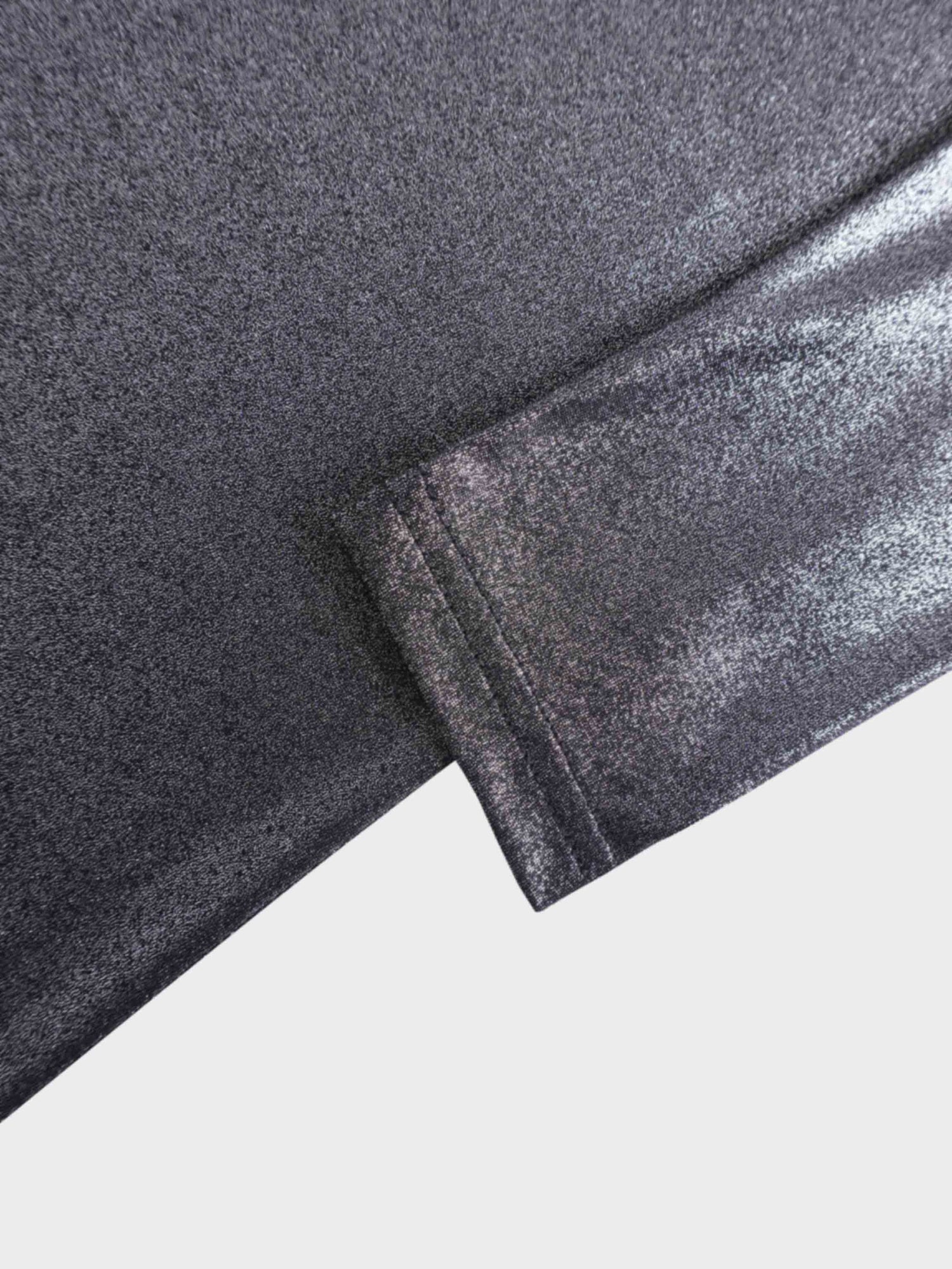 Shimmer Turtleneck-Black/Silver