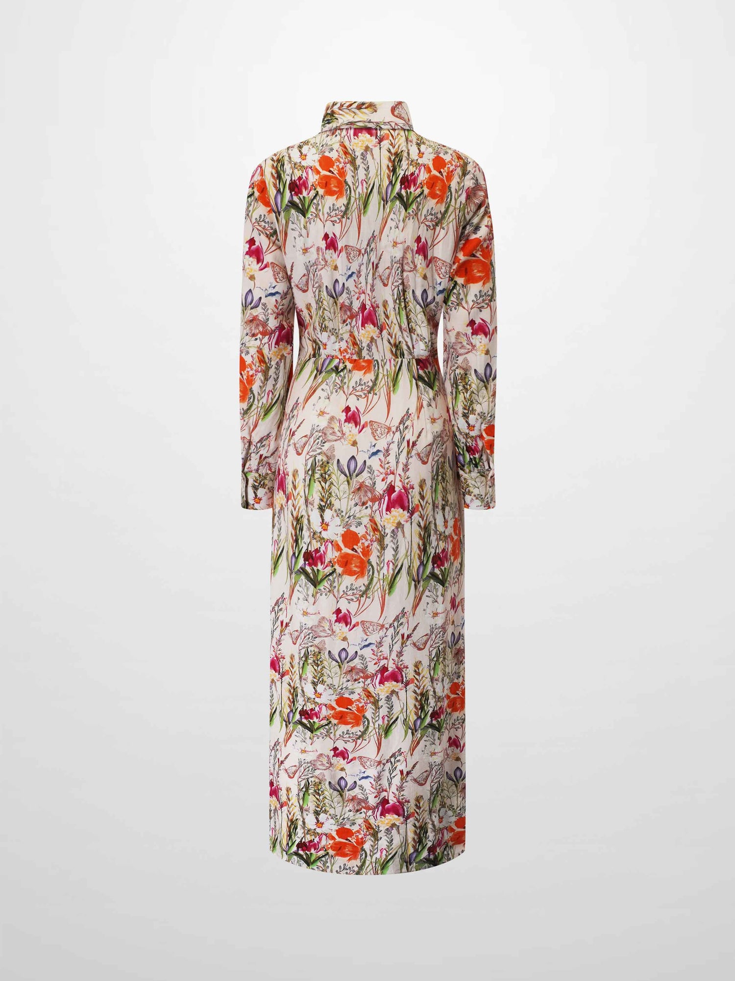 Wrap Shirtdress-Floral