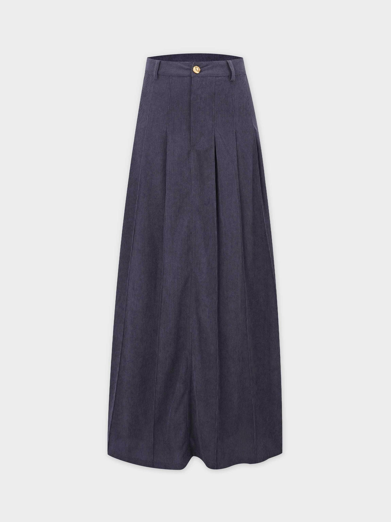 Corduroy Skirt-Grey