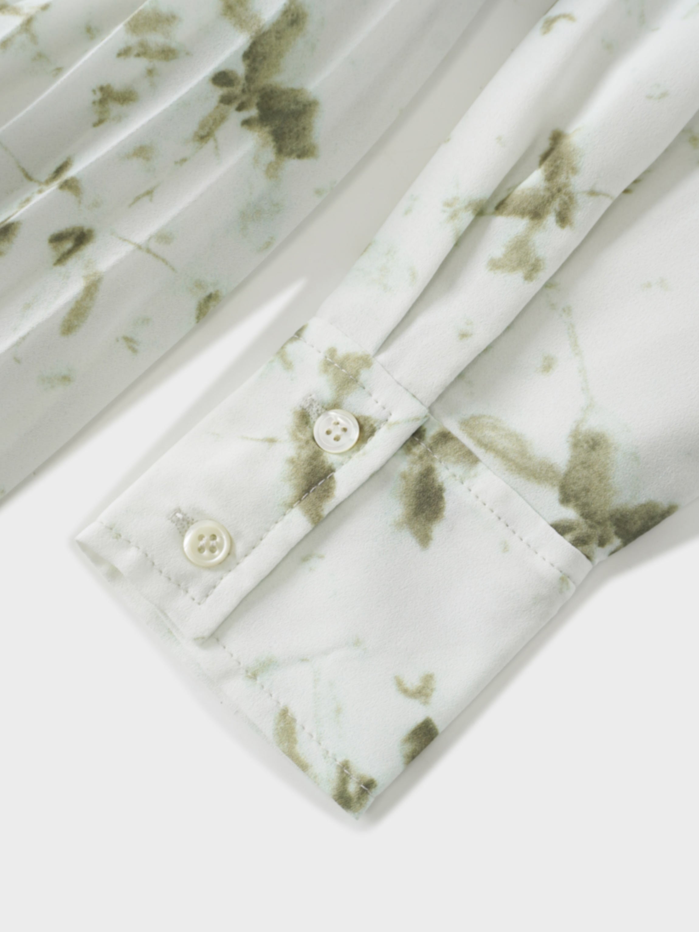 The Emily Dress-Green Flower