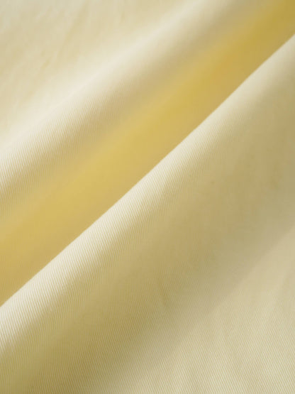 Tencel Yoke Button Down Skirt-Butter Yellow