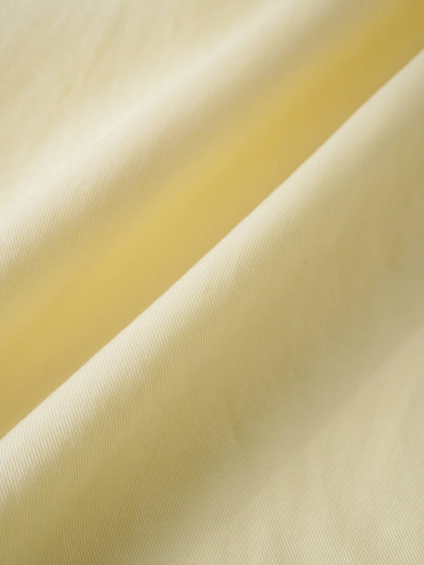 Tencel Yoke Button Down Skirt-Butter Yellow