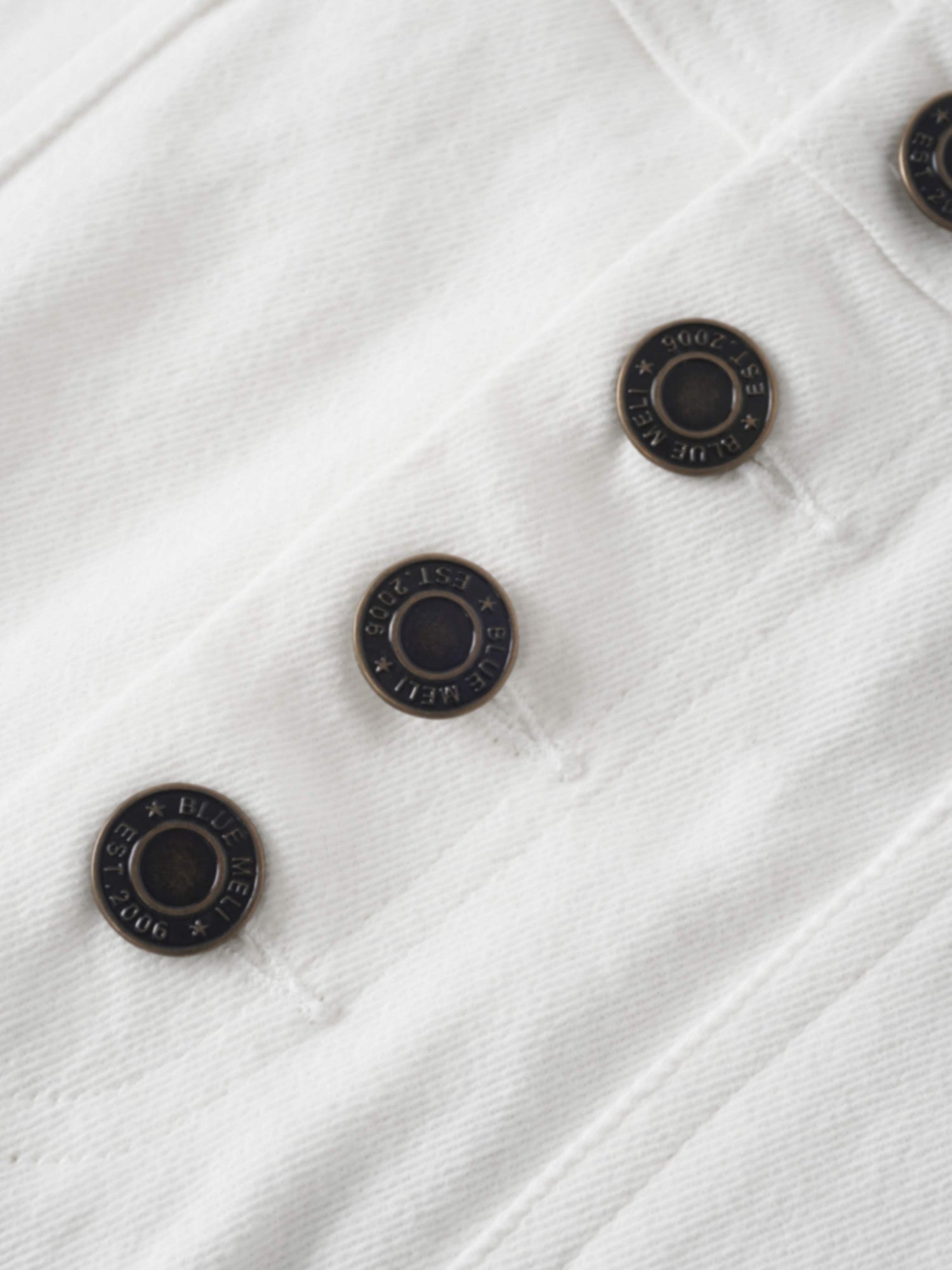 Straight Maxi Denim Skirt-White